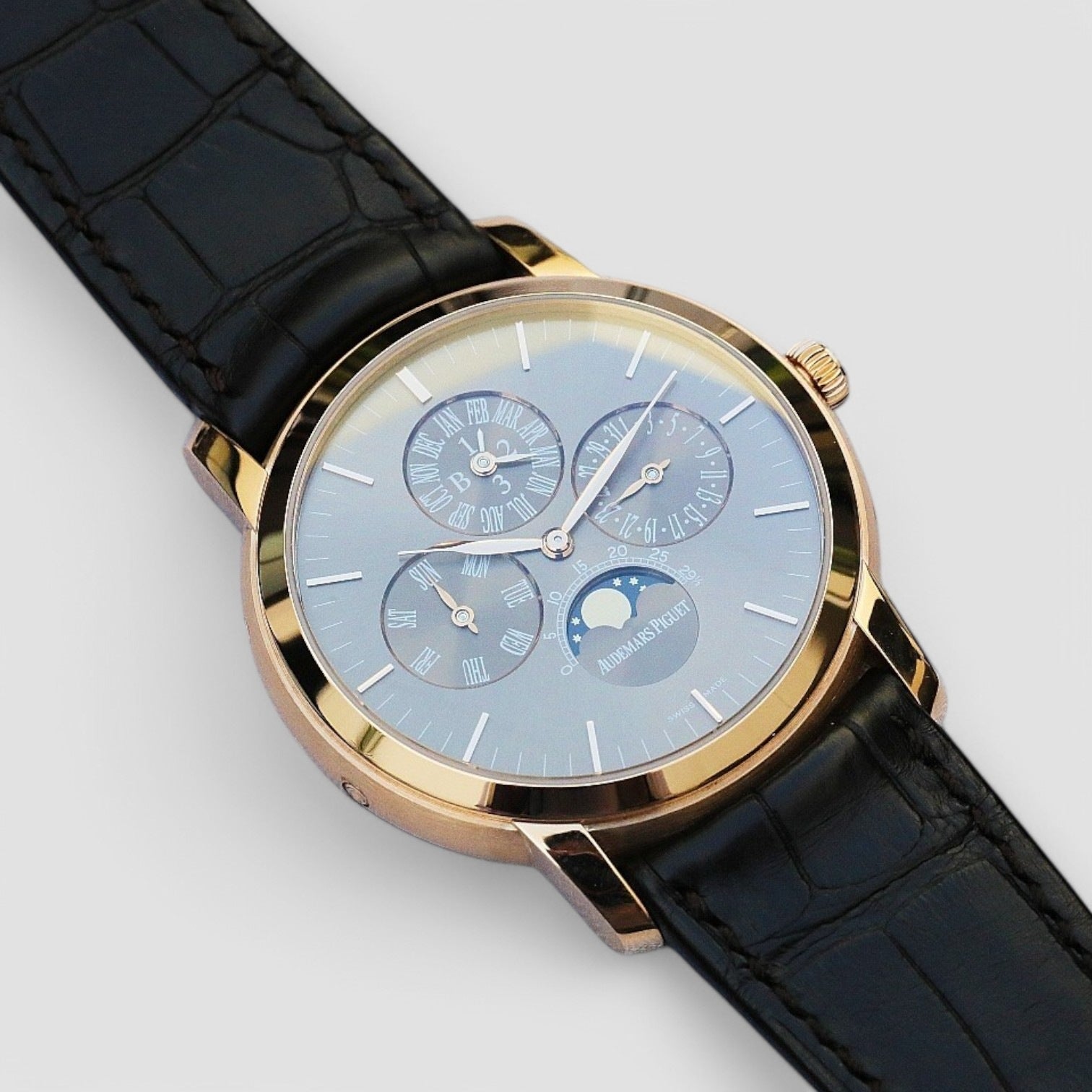 Jules Audemars Perpetual Calendar Automatic Rose Gold Men's Watch