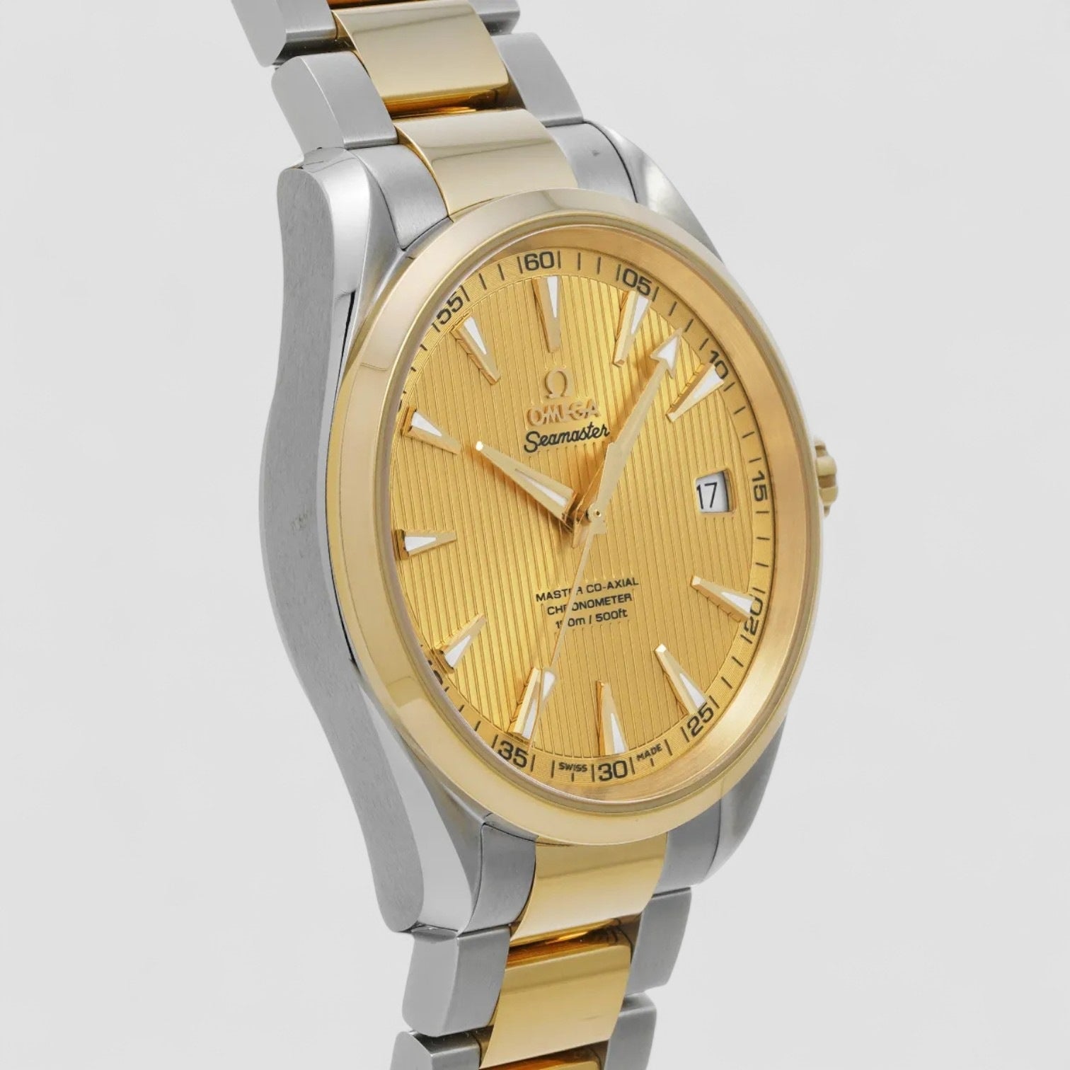 Seamaster Aqua Terra Steel Yellow Gold Watch