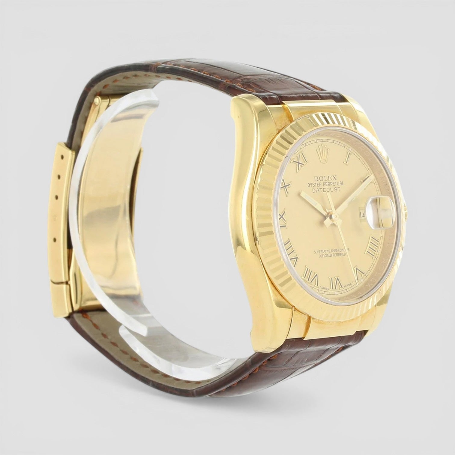 DateJust 18K Yellow Gold