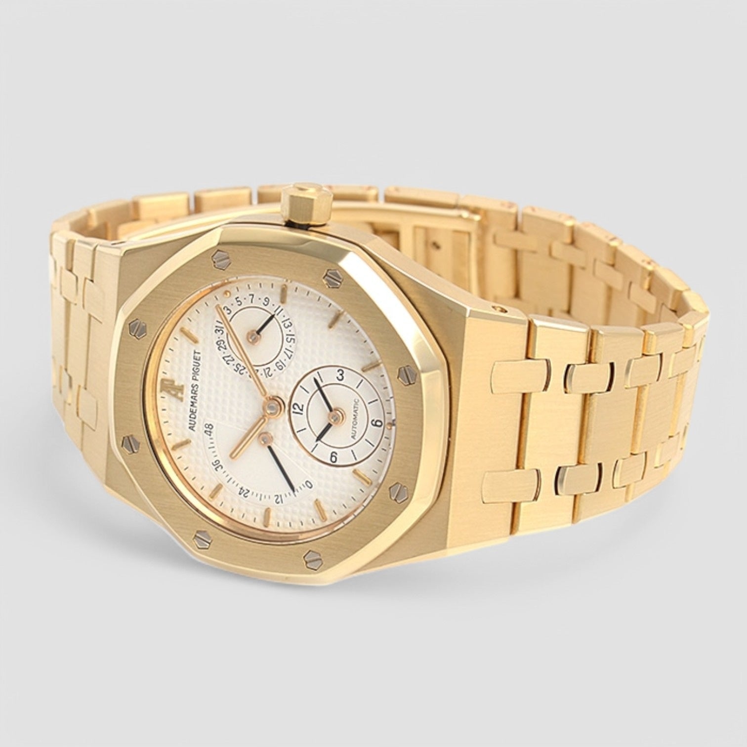Royal Oak Dual Time 18K Yellow Gold Champagne Dial 36MM