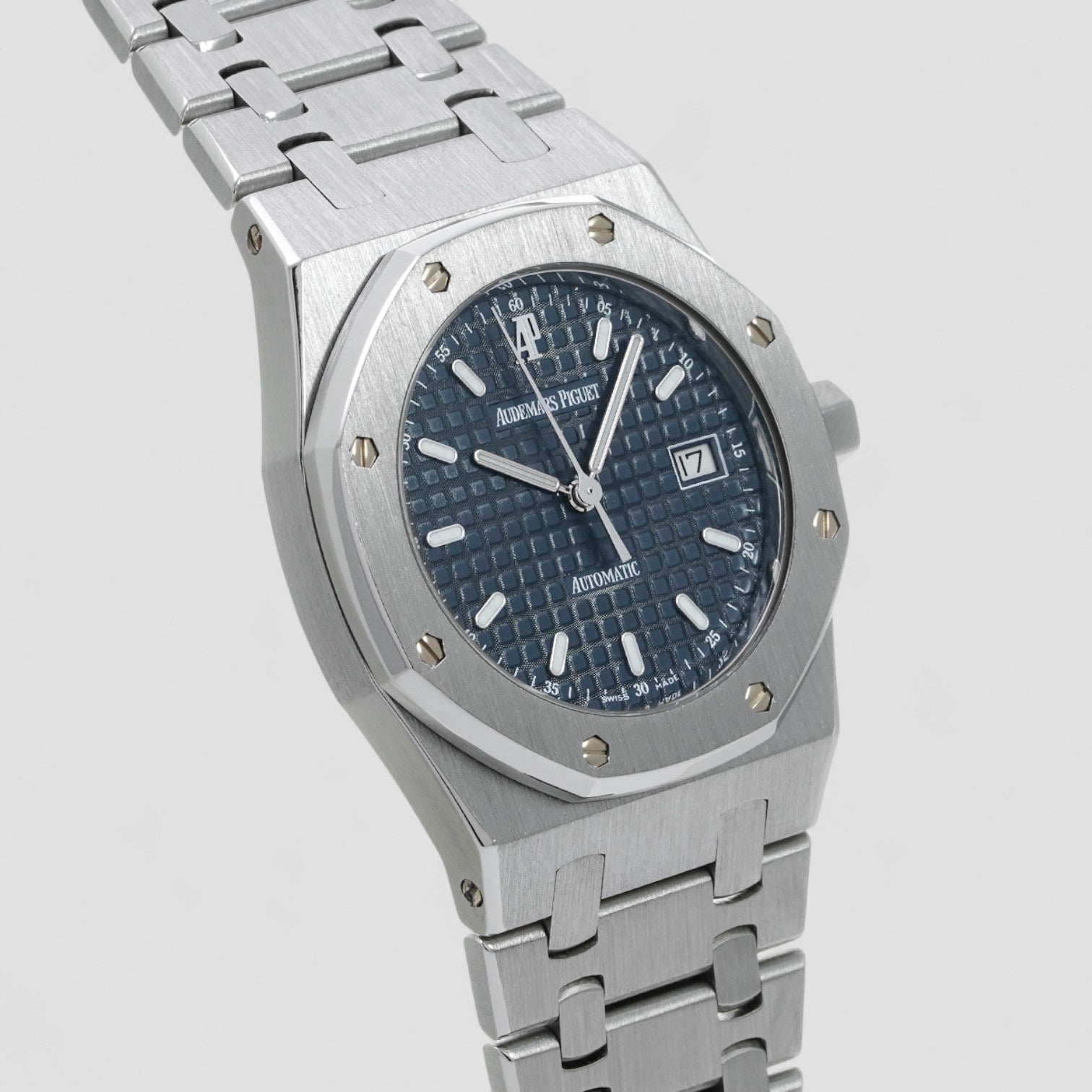 Royal Oak Stainless Steel Blue Automatic Wristwatch 33mm