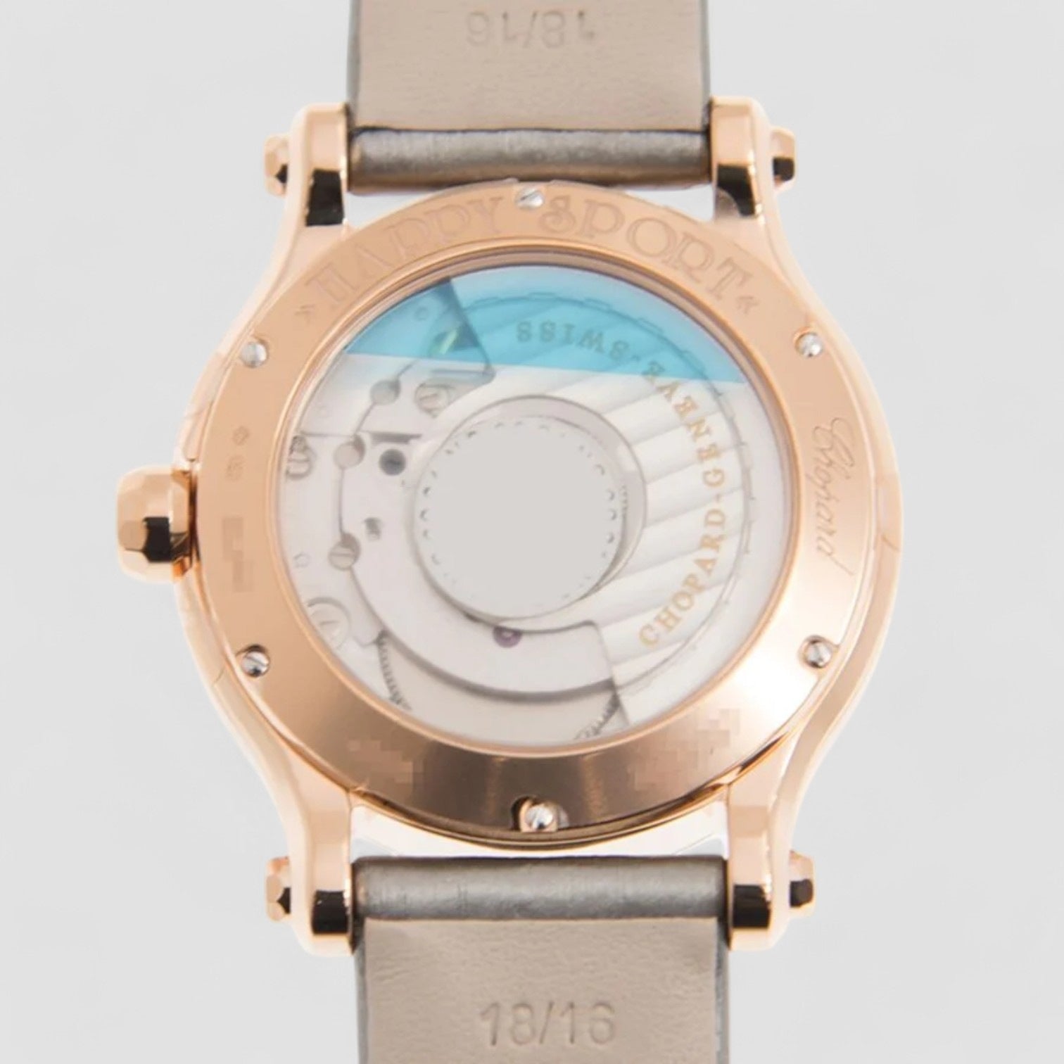 Happy Diamonds Automatic Grey Dial Watch