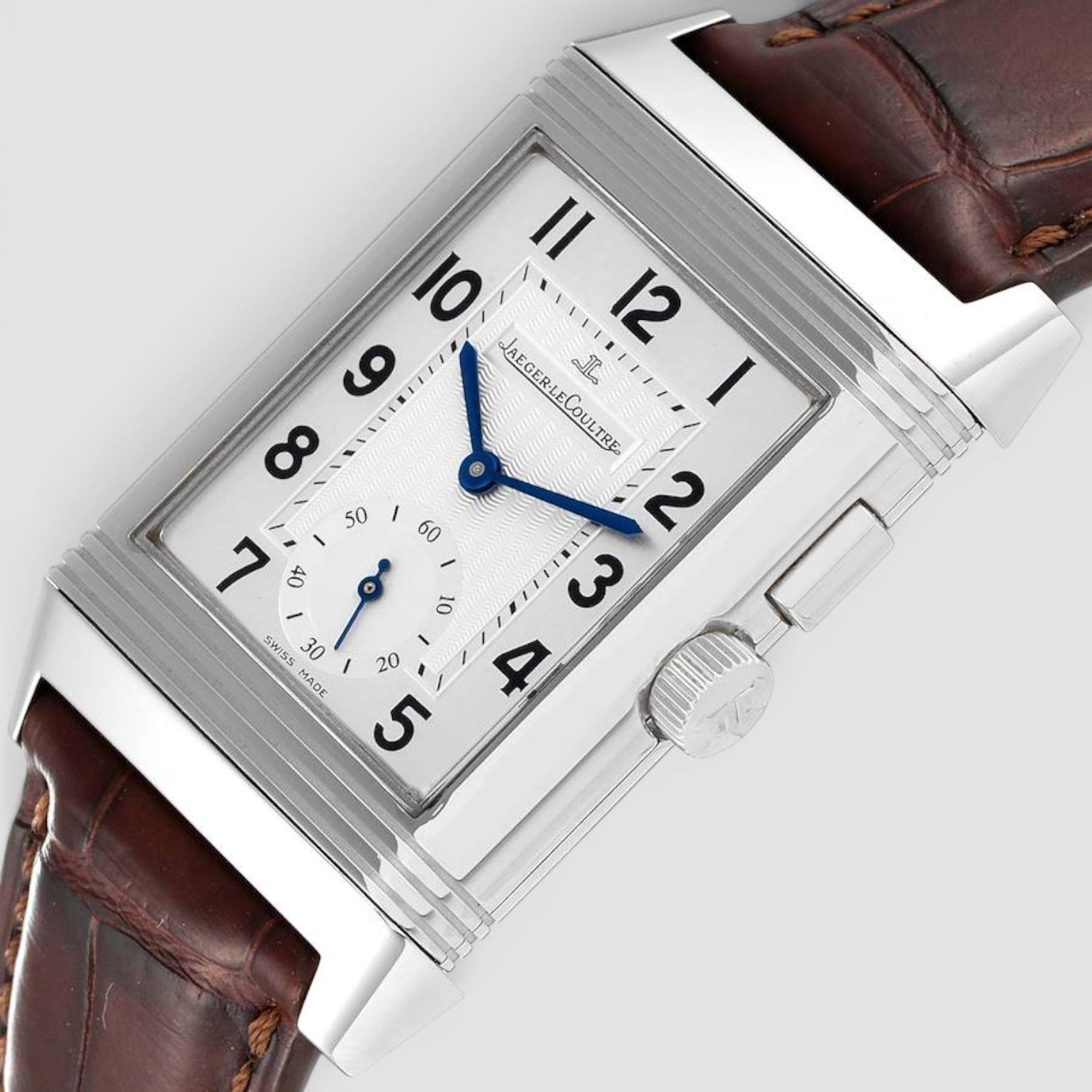 Reverso Duoface 42 × 26mm Stainless Steel Grey Dial