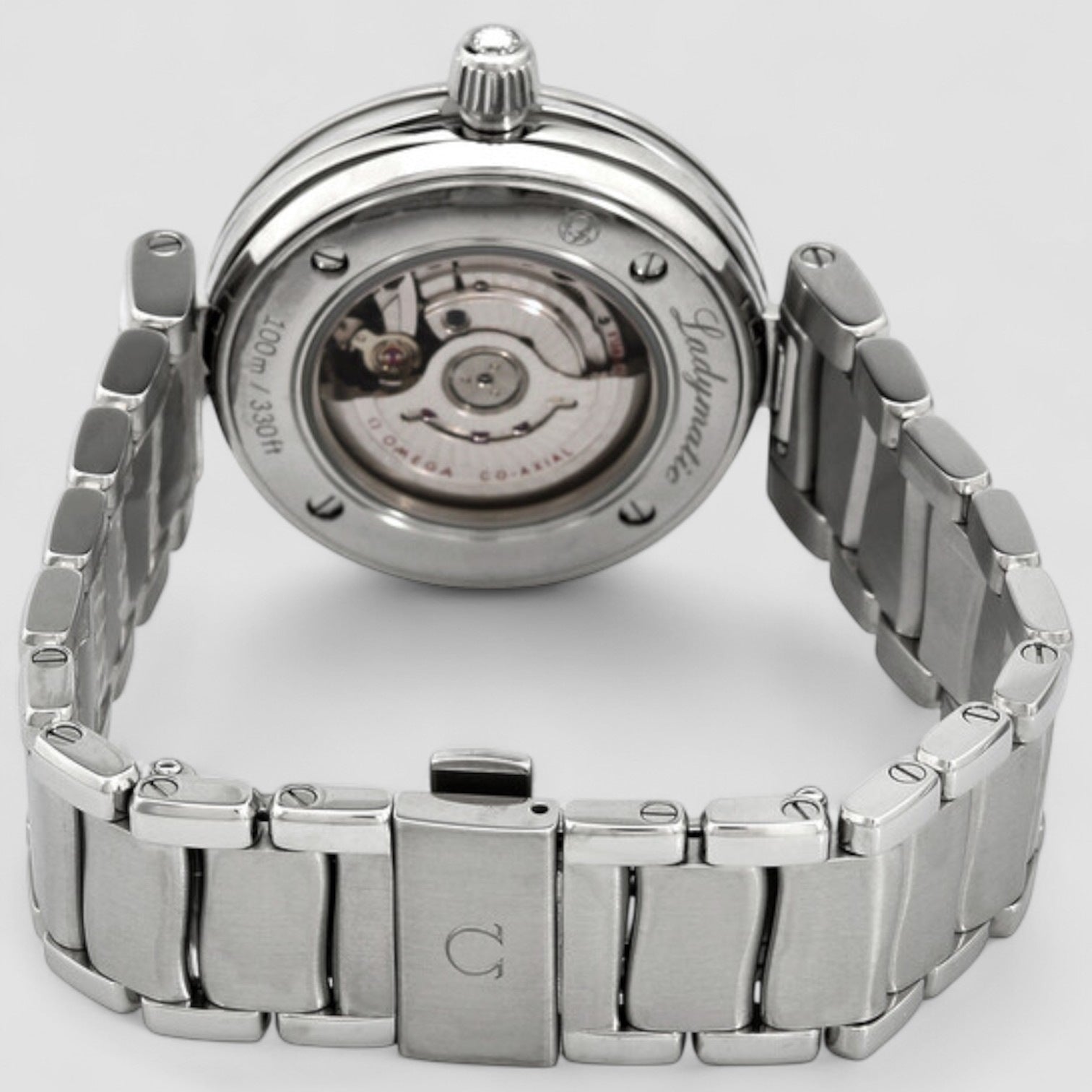 De Villle Ladymatic Mother of Pearl Dial Stainless Steel Ladies Watch