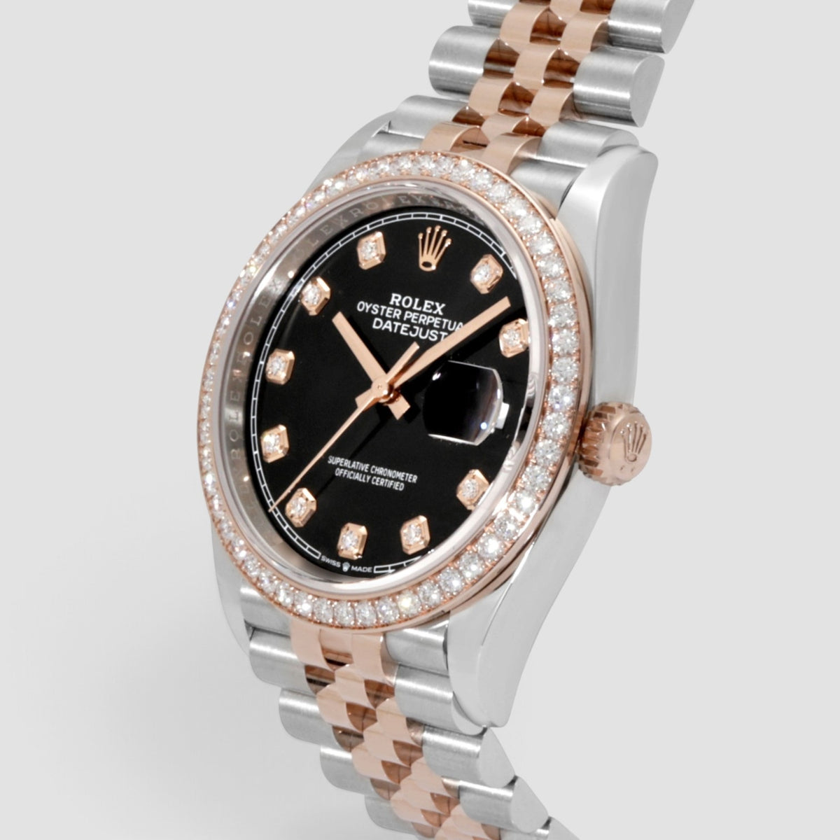Datejust 36 Black Diamond Dial Jubilee