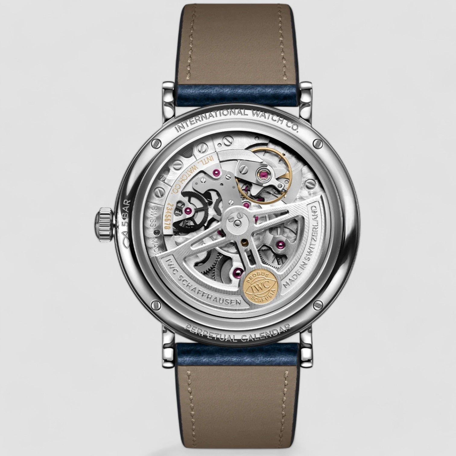 Portofino Perpetual Calendar Steel