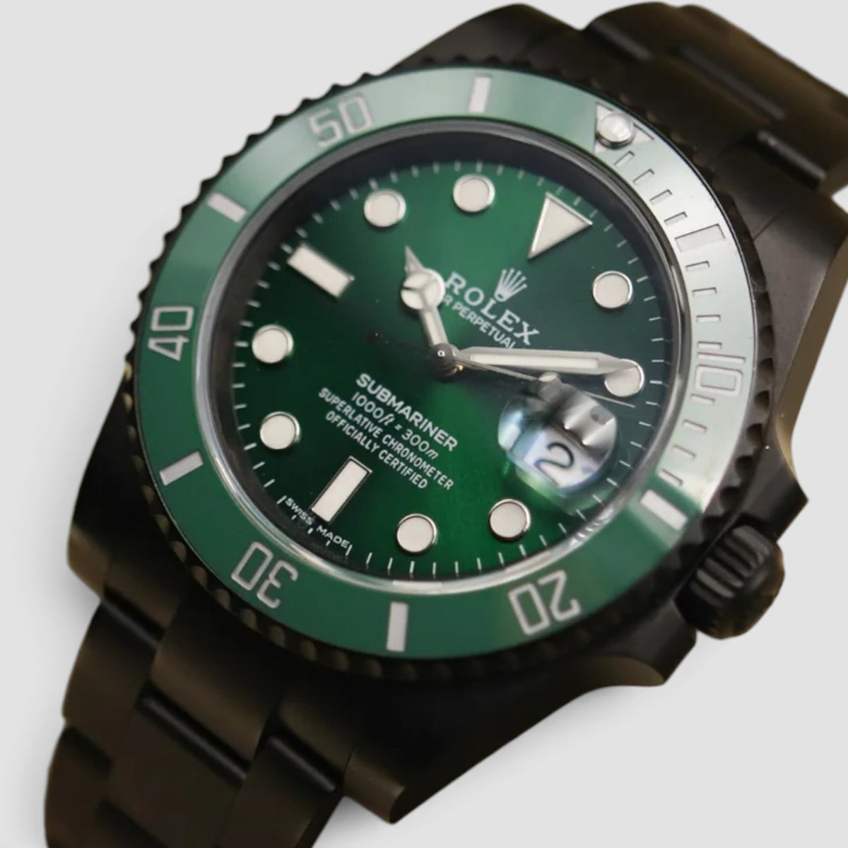 Submariner Date Hulk Black DLC-PVD