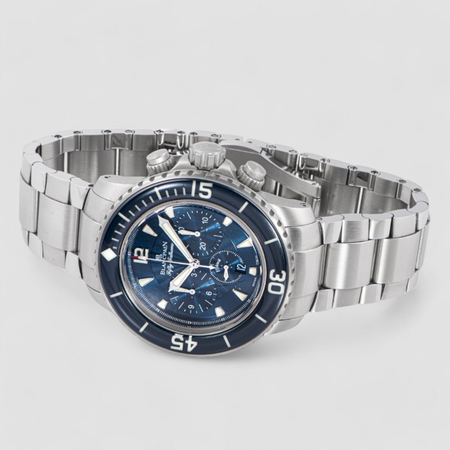 Fifty Fathoms Flyback Chronograph SS / SS Description