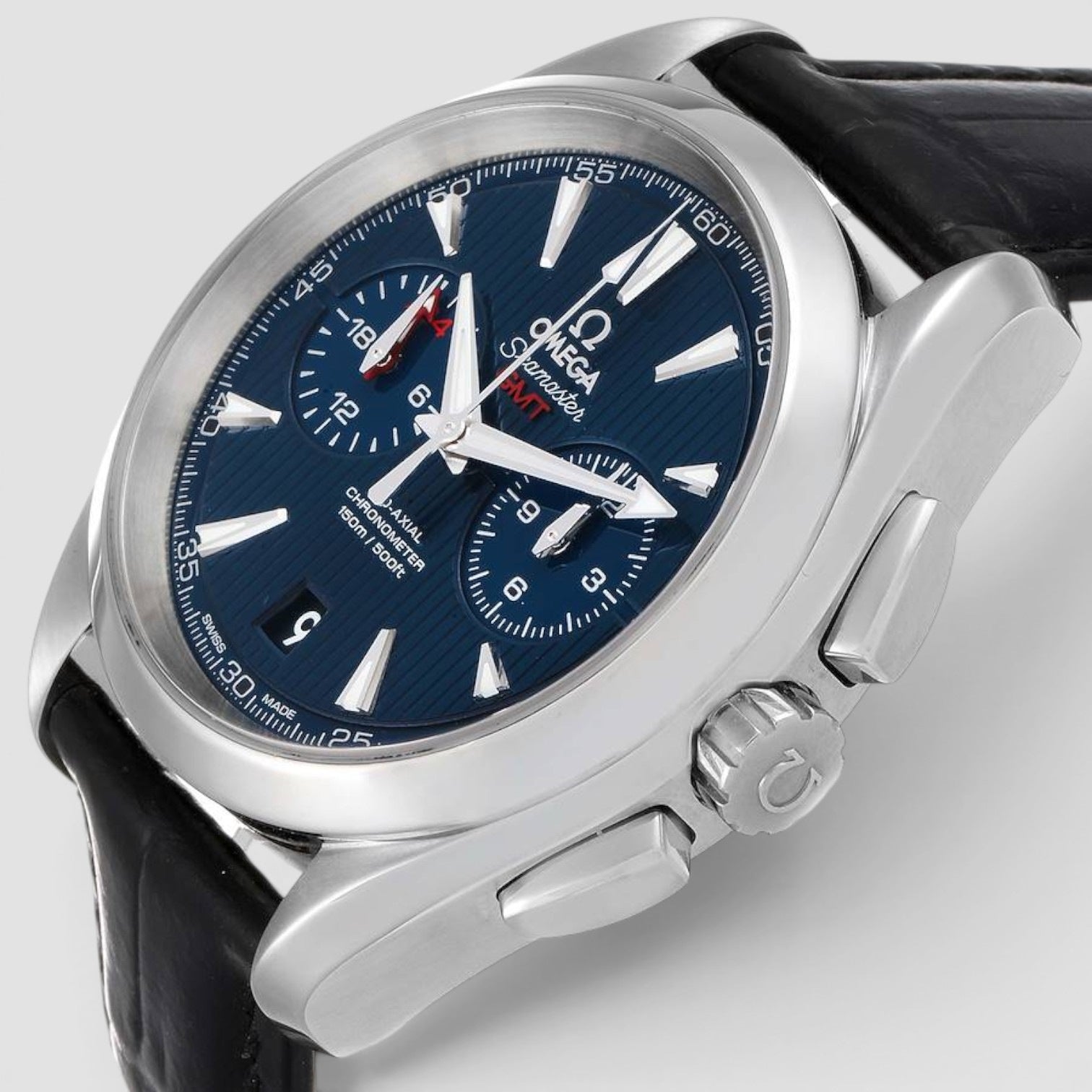 Seamaster Aqua Terra GMT Chronograph 43mm Steel Blue Dial