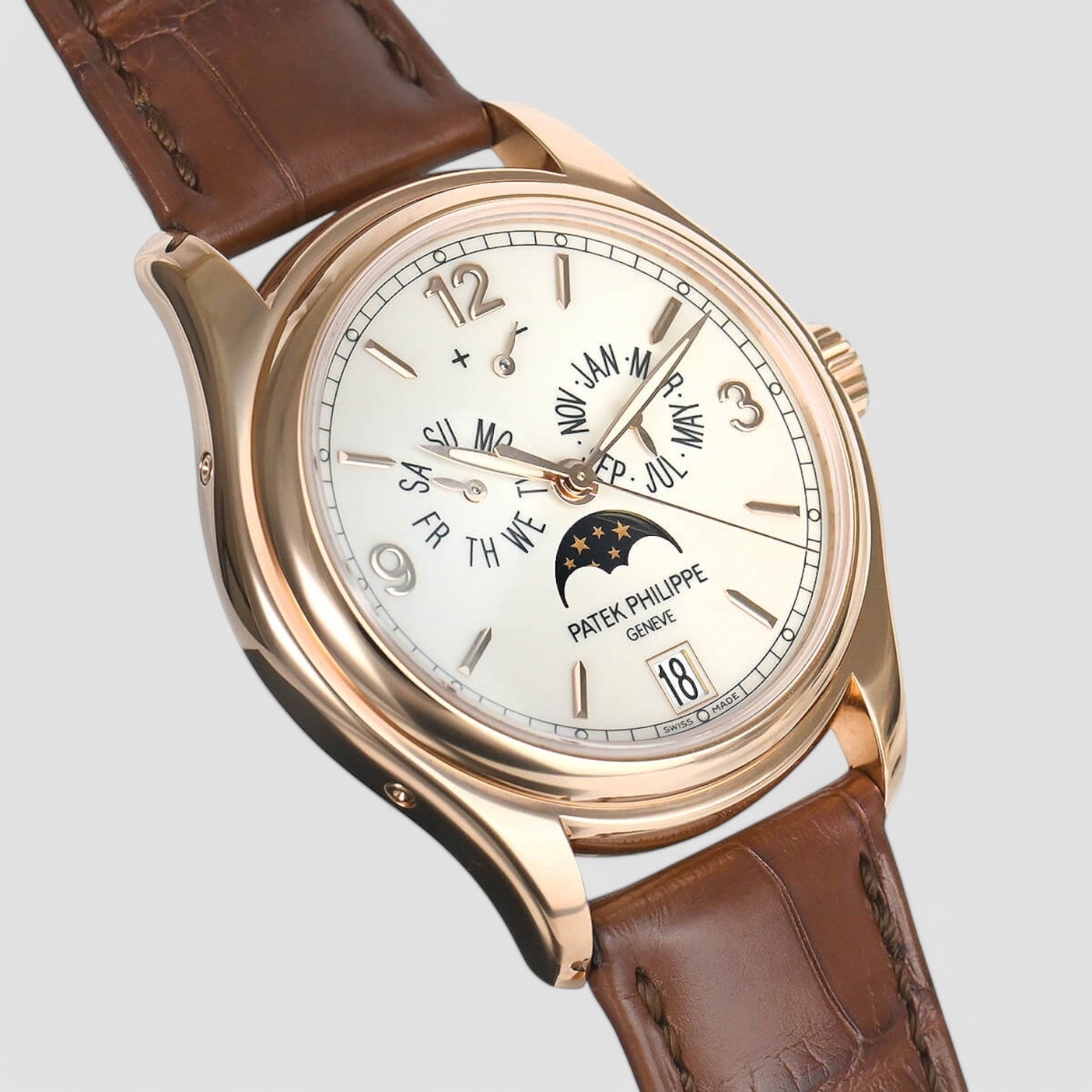 Annual Calendar 18K Rose Gold