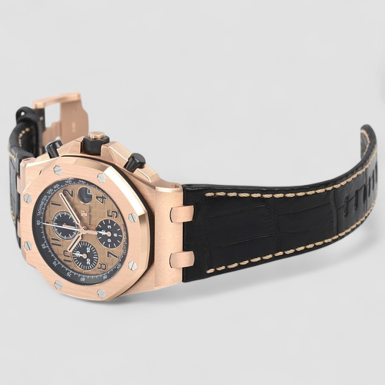 Royal Oak Offshore Chronograph 42mm Rose Gold Champagne Dial