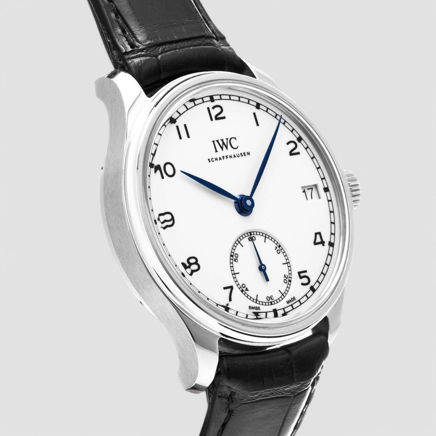 Portuguse Hand Wound 8 Days Stainless Steel 150 Years