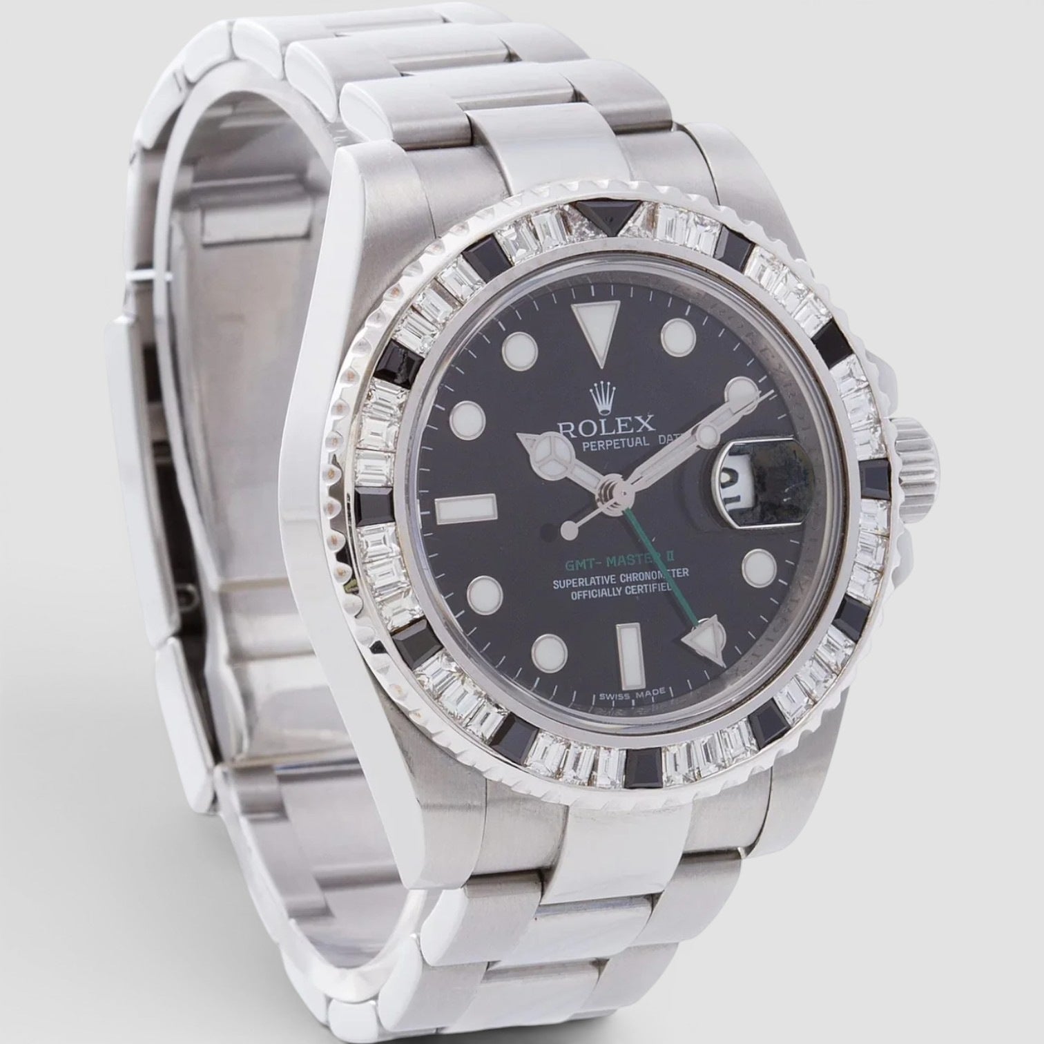 GMT-Master II Custom Bezel - Iced Out
