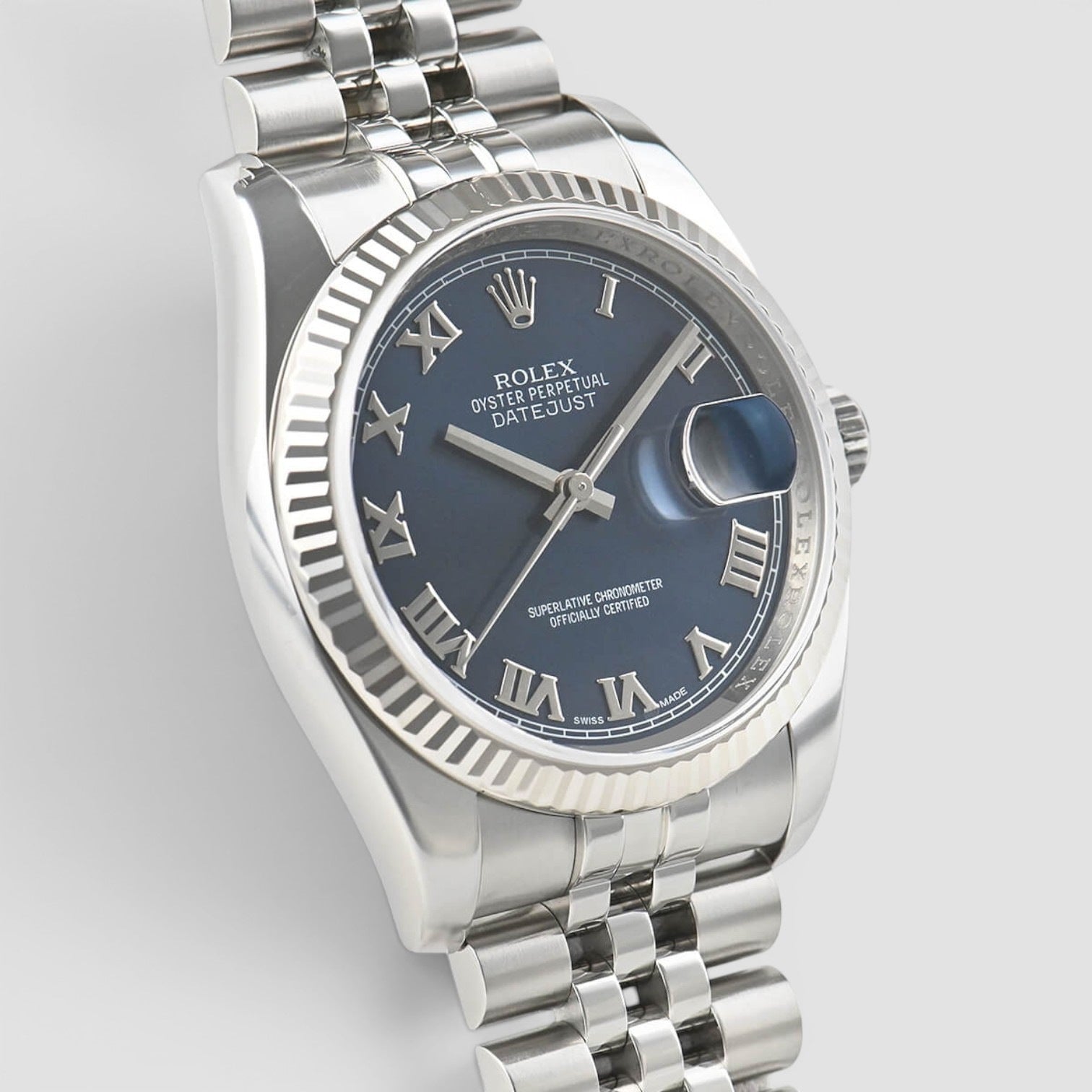 Datejust 36 Blue Roman Dial Jubilee