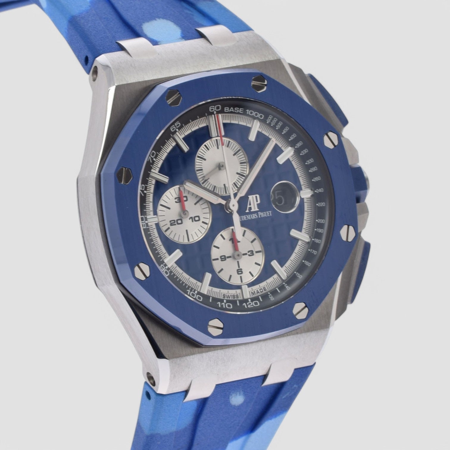 Royal Oak Offshore 44mm Camouflage Chronograph Blue Dial Men's Watch