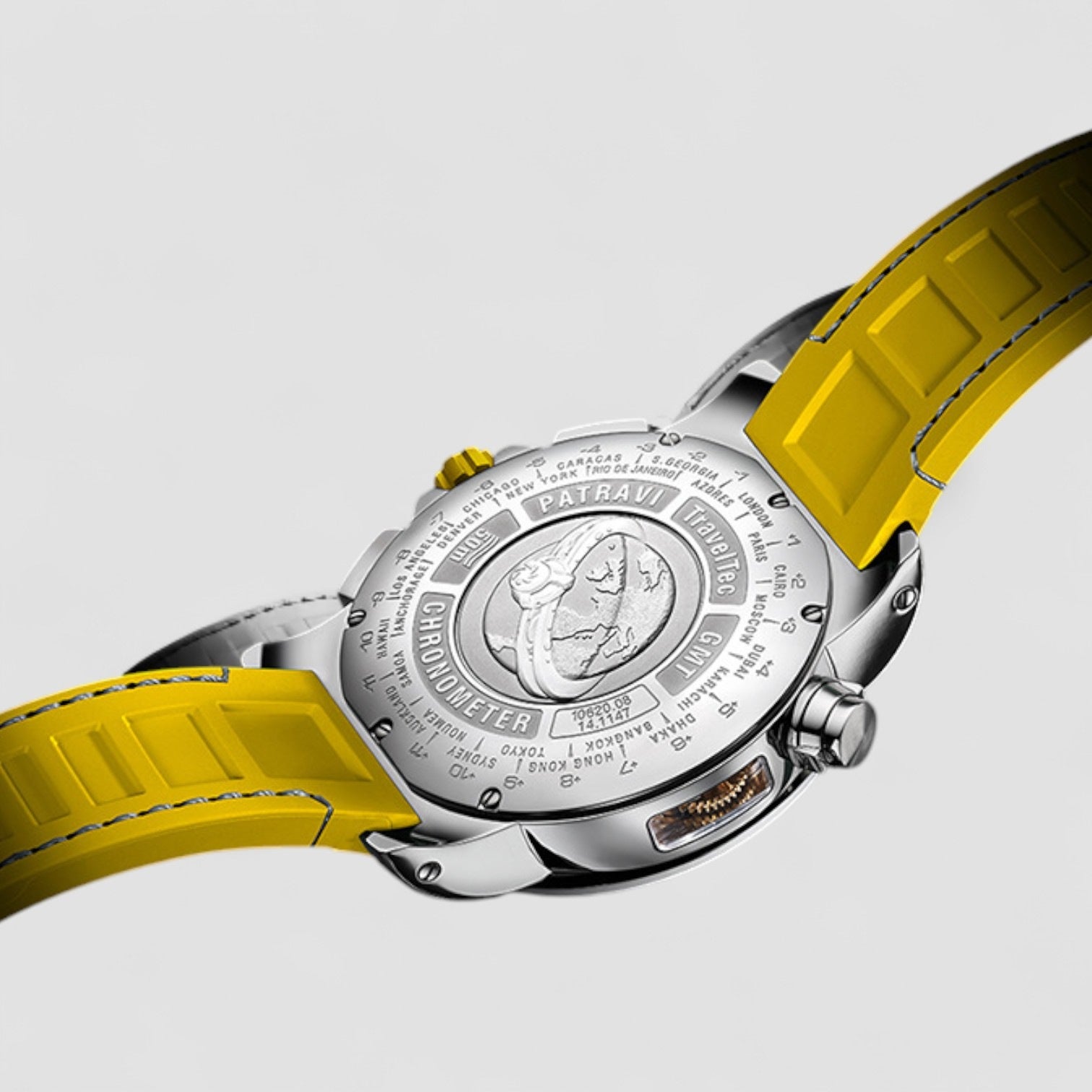 Patravi TraveTec Color Edition (Yellow) Men's Watch