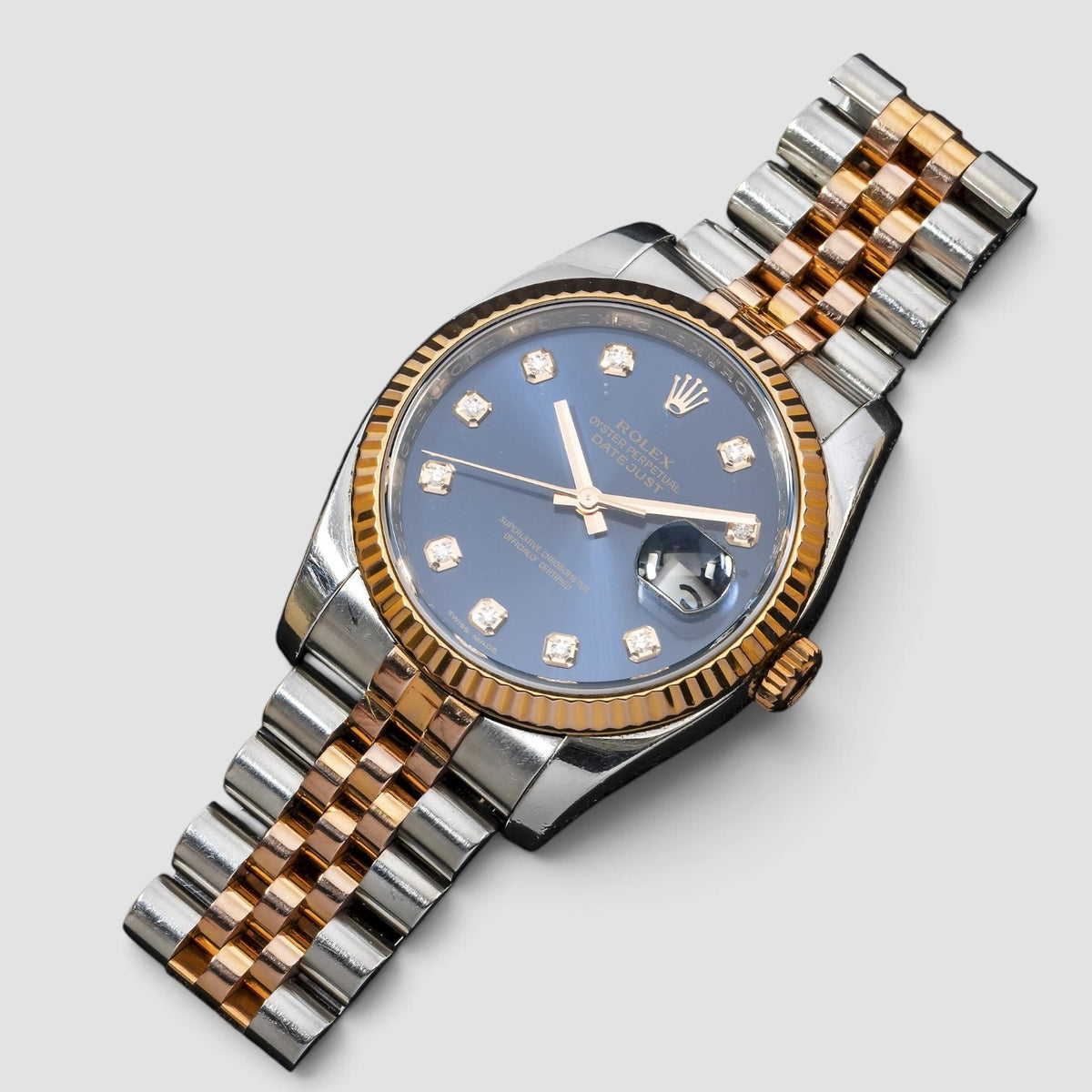 Datejust 36 Blue Diamond Dial Jubilee