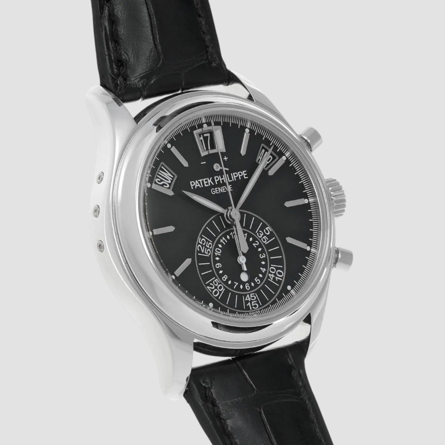 Annual Calendar 5960P-016 Chronograph Black Dial