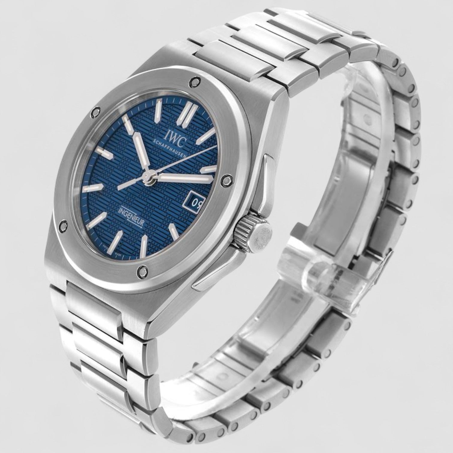 Ingenieur 40 Blue Dial Steel Mens Watch
