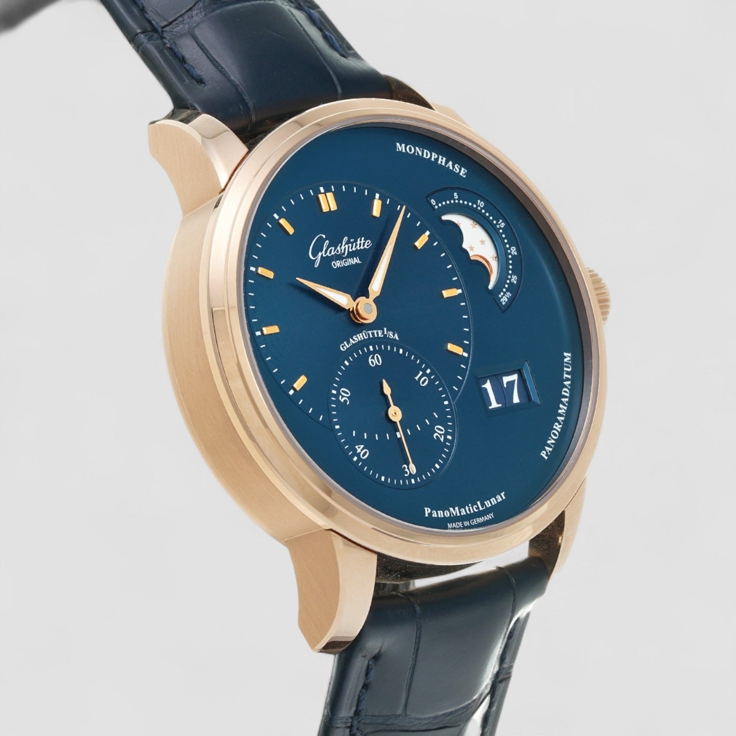 PanoMaticLunar Rose Gold Automatic Movement 40mm