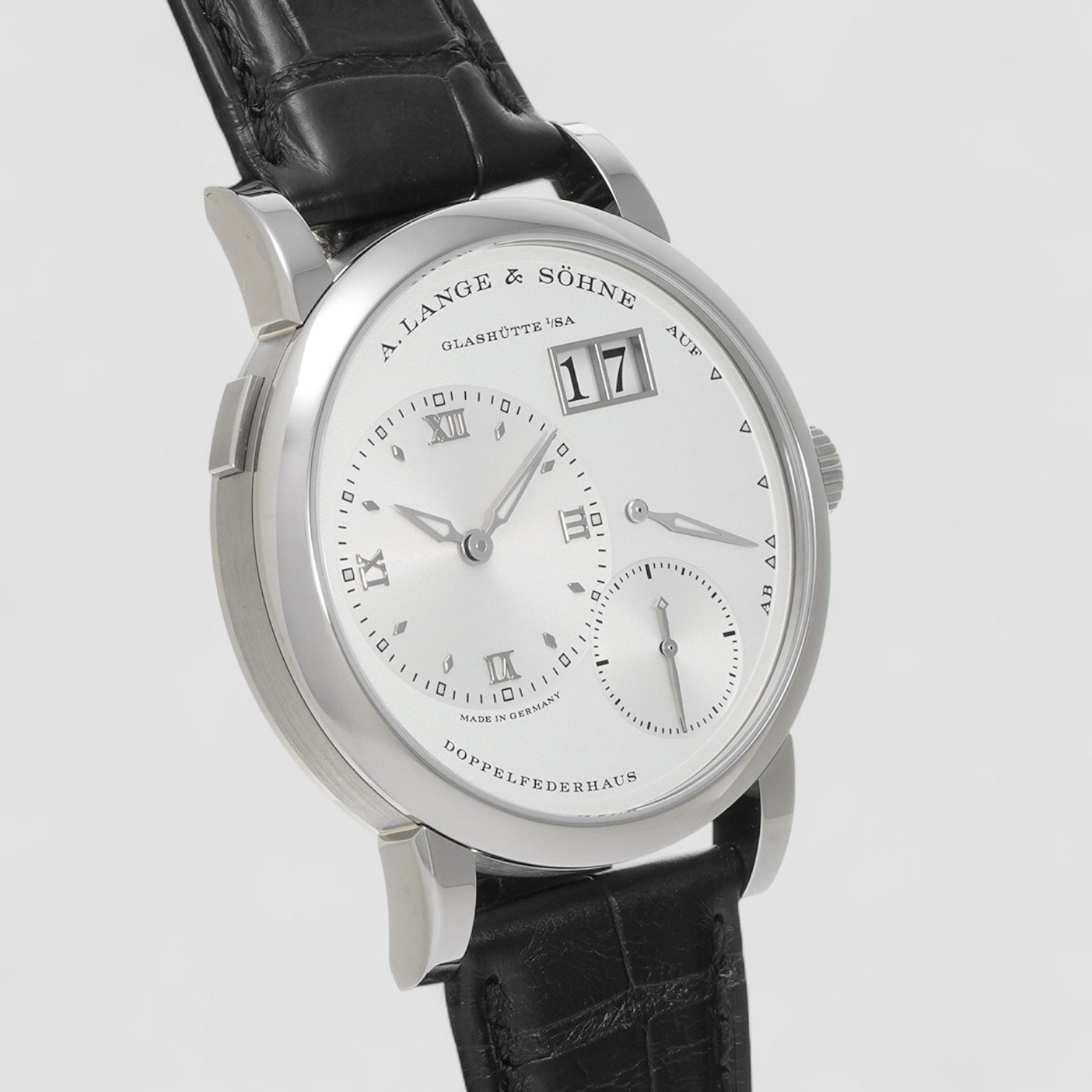 Lange 1 18K White Gold Silver Dial