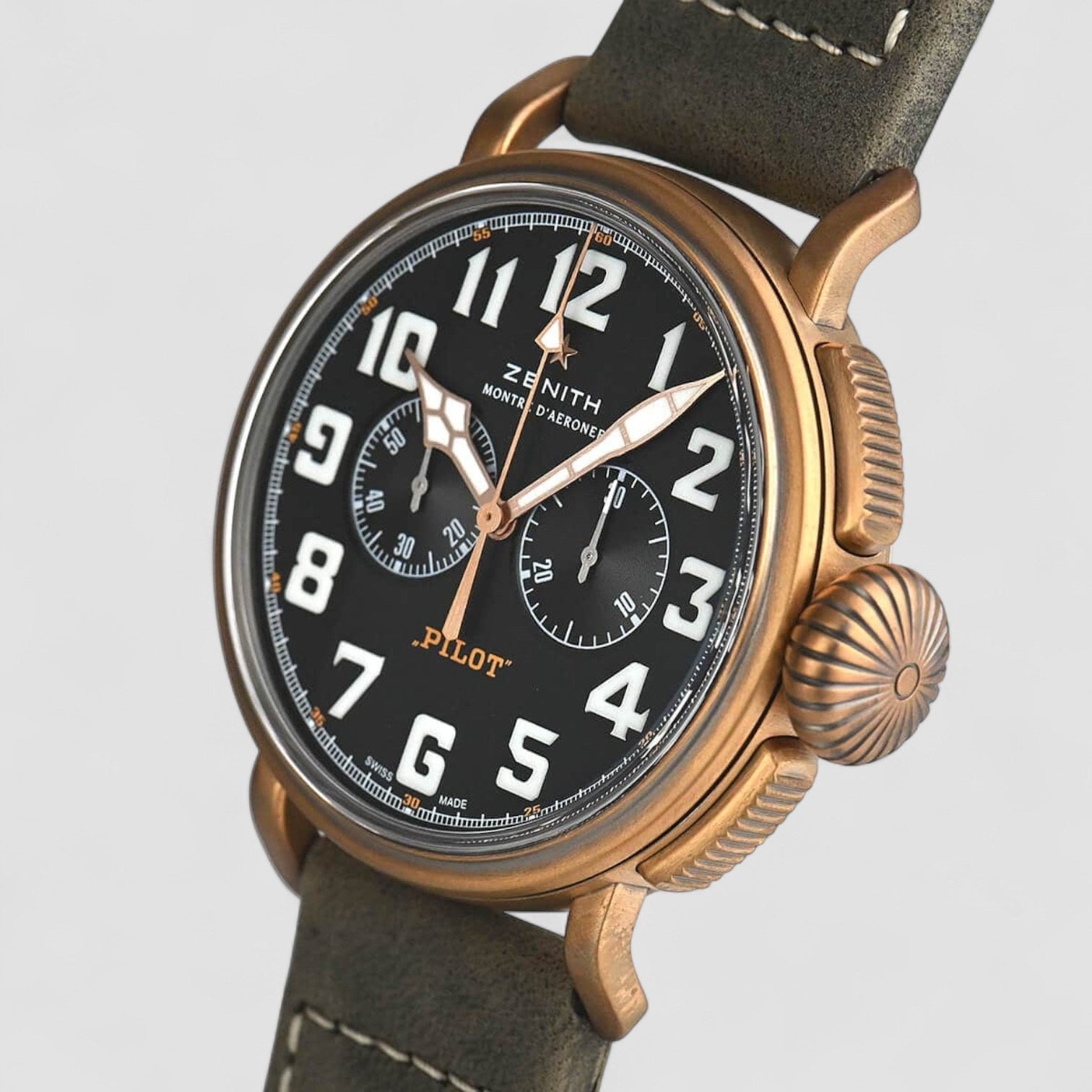 Pilot Type 20 Chronograph Mens Watch