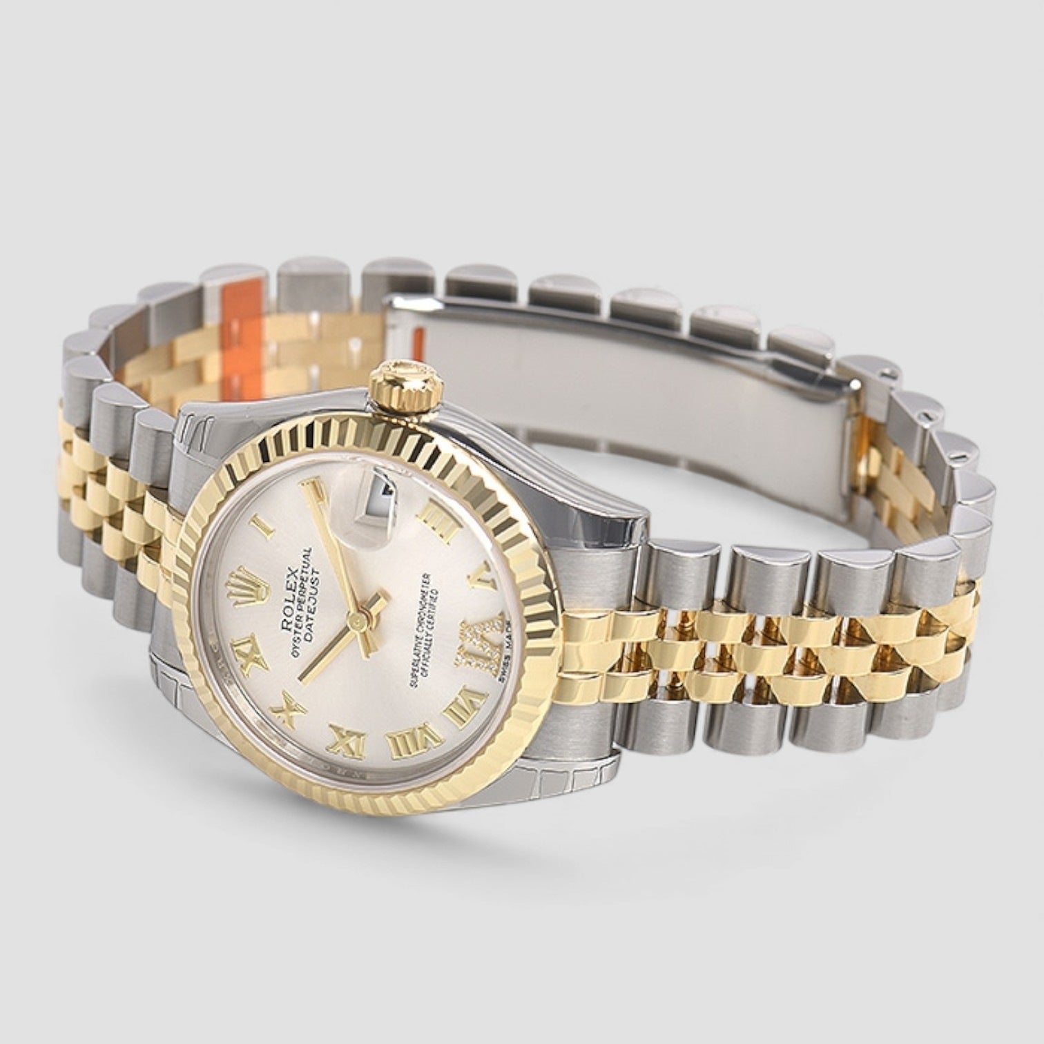 Datejust 31 Silver Roman Large VI Diamond Dial