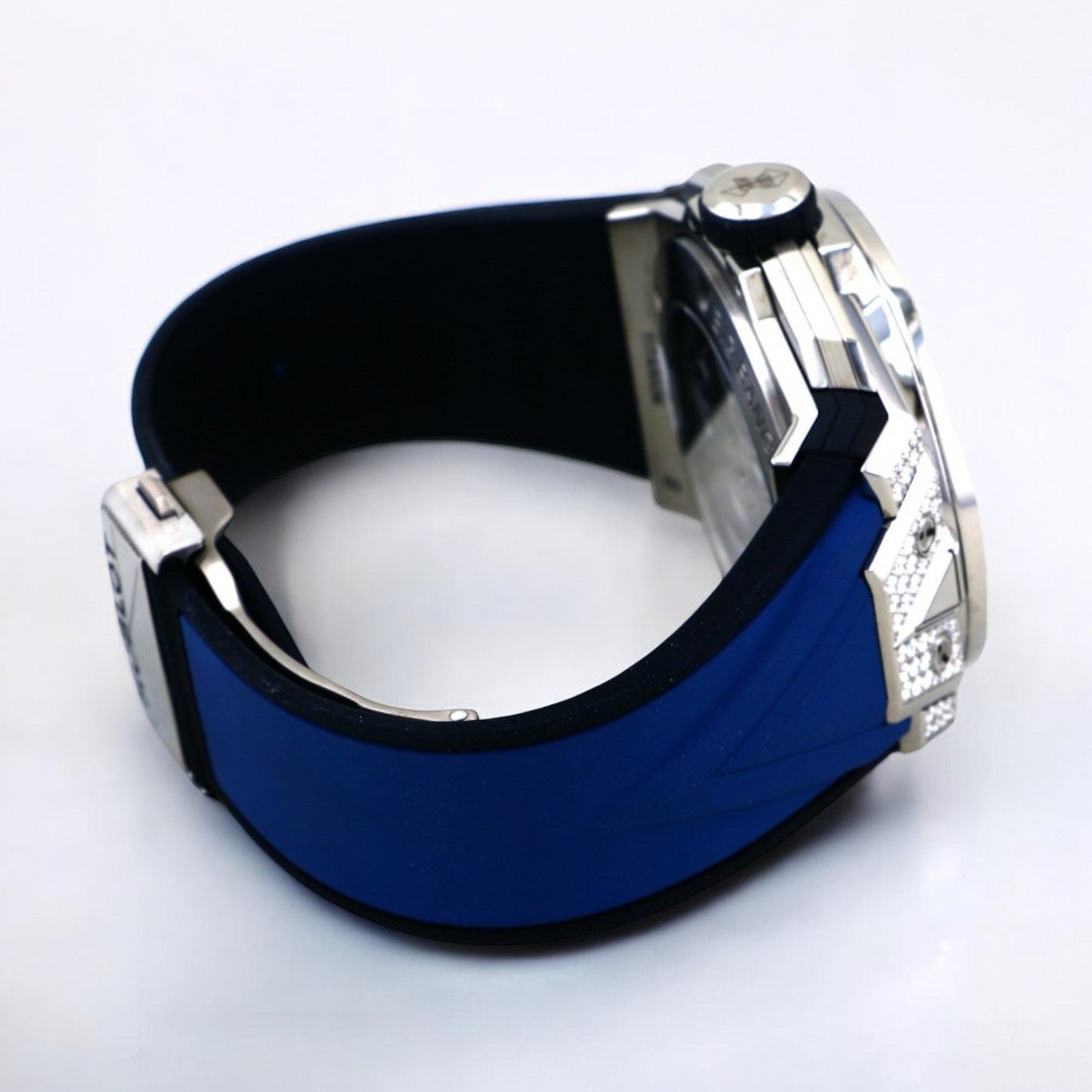 Big Bang Sang Bleu II Titanium Blue Pavé