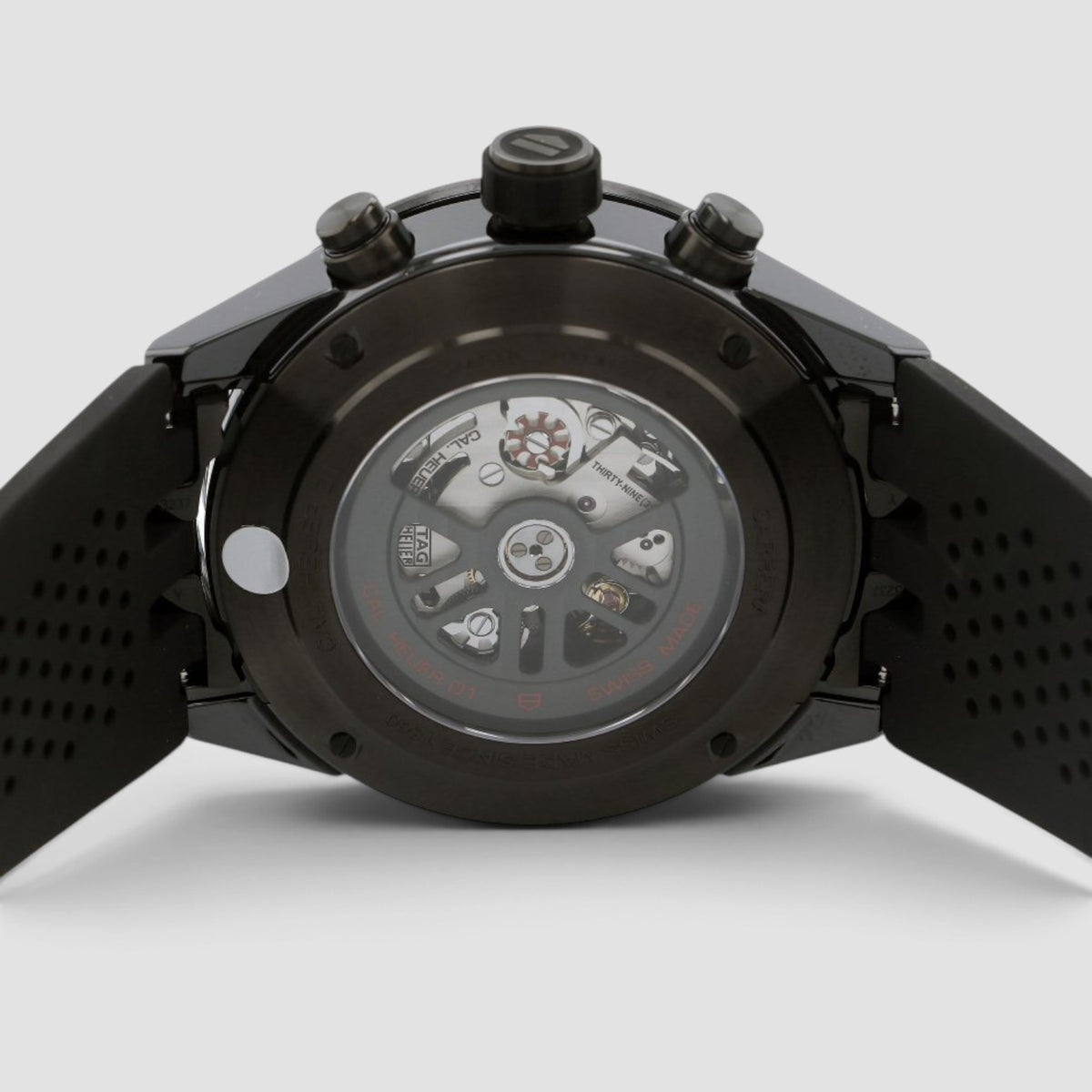 Carrera Calibre HEUER 01 Black Ceramic Skeleton Chronograph