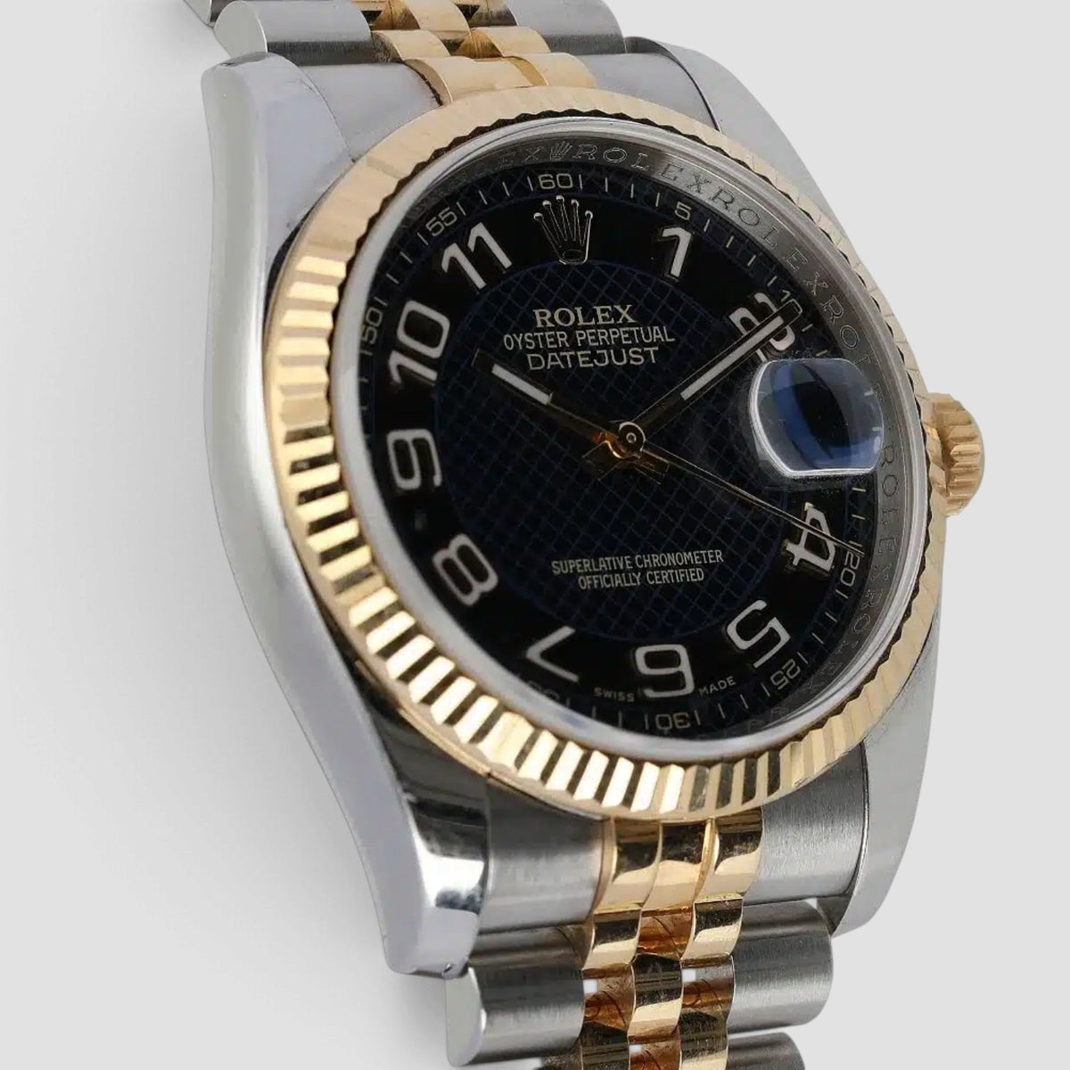 Datejust 36 Black Arabic Concentric Dial