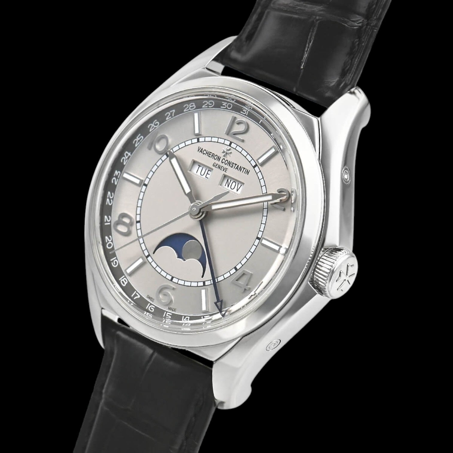 Fiftysix Complete Calendar SS Silver Dial
