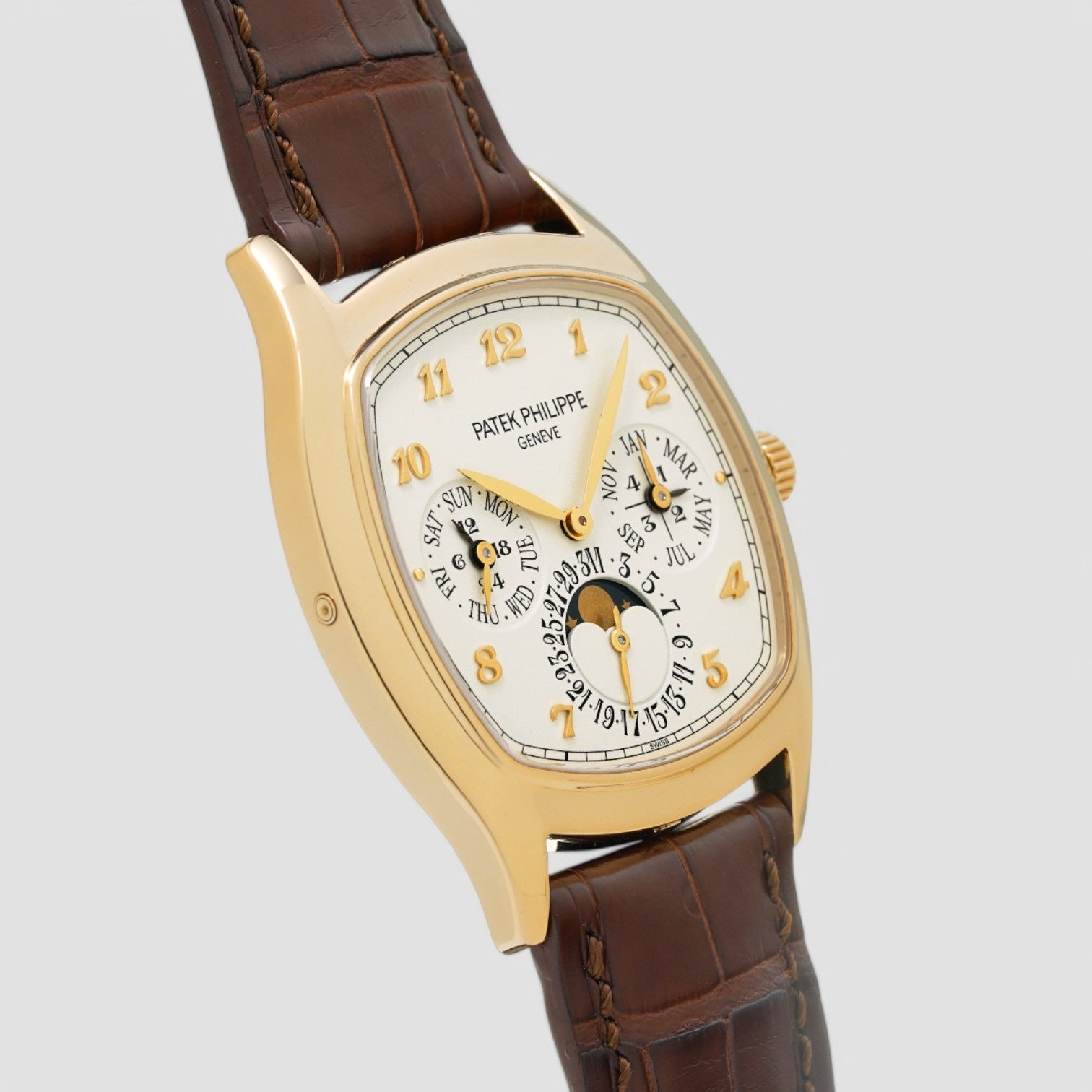 Perpetual Calendar 5940J 18K Yellow Gold Cushion Case