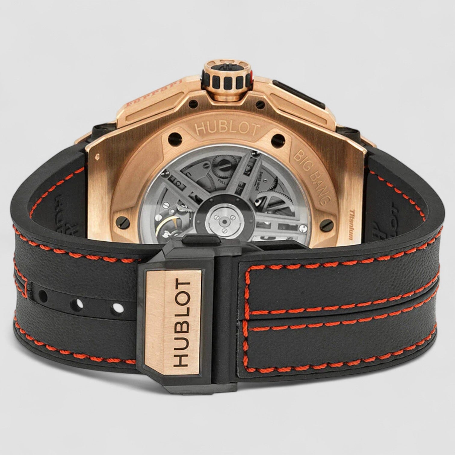 Ferrari King Automatic Openwork Dial 18kt Rose Gold Men's Watch