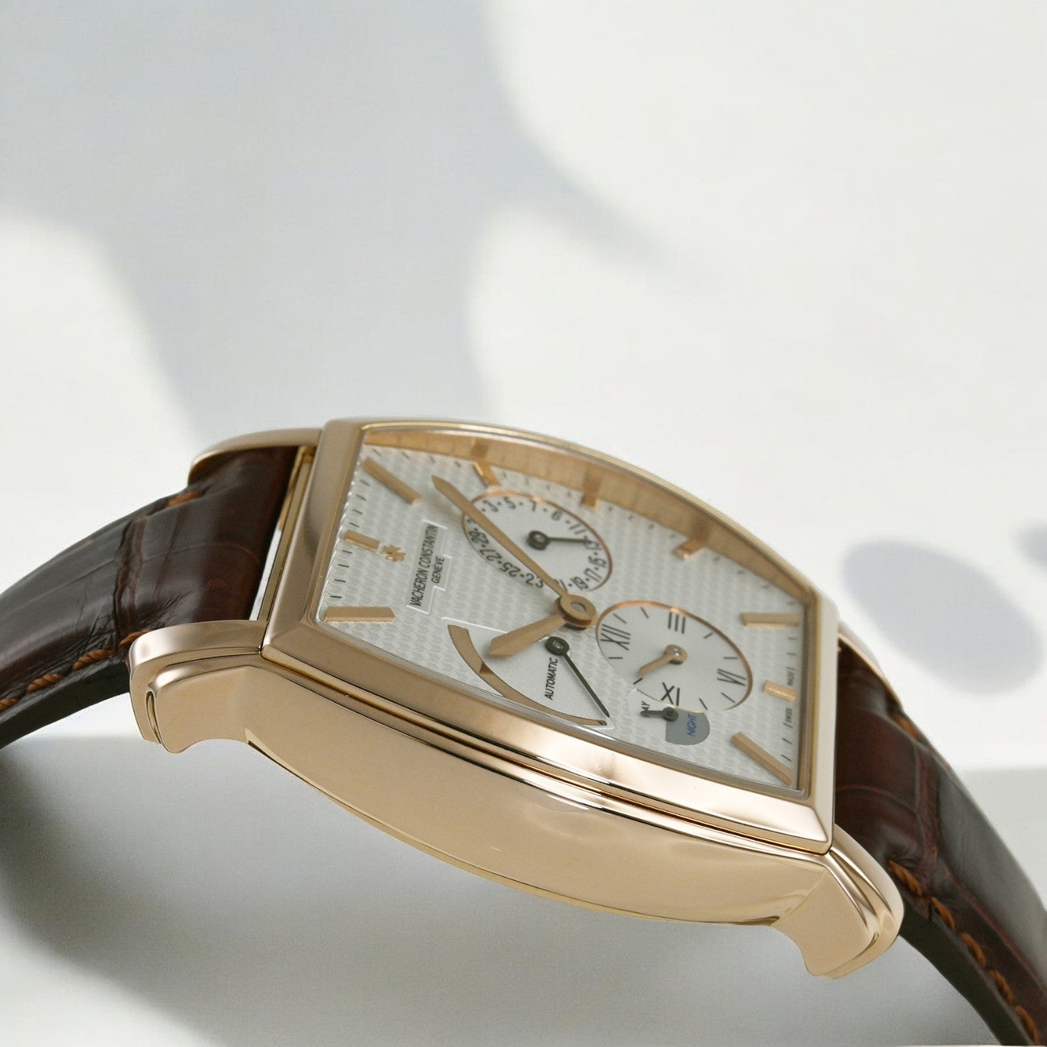 Malte Tonneau Dual Time 18K RG W/Deployant