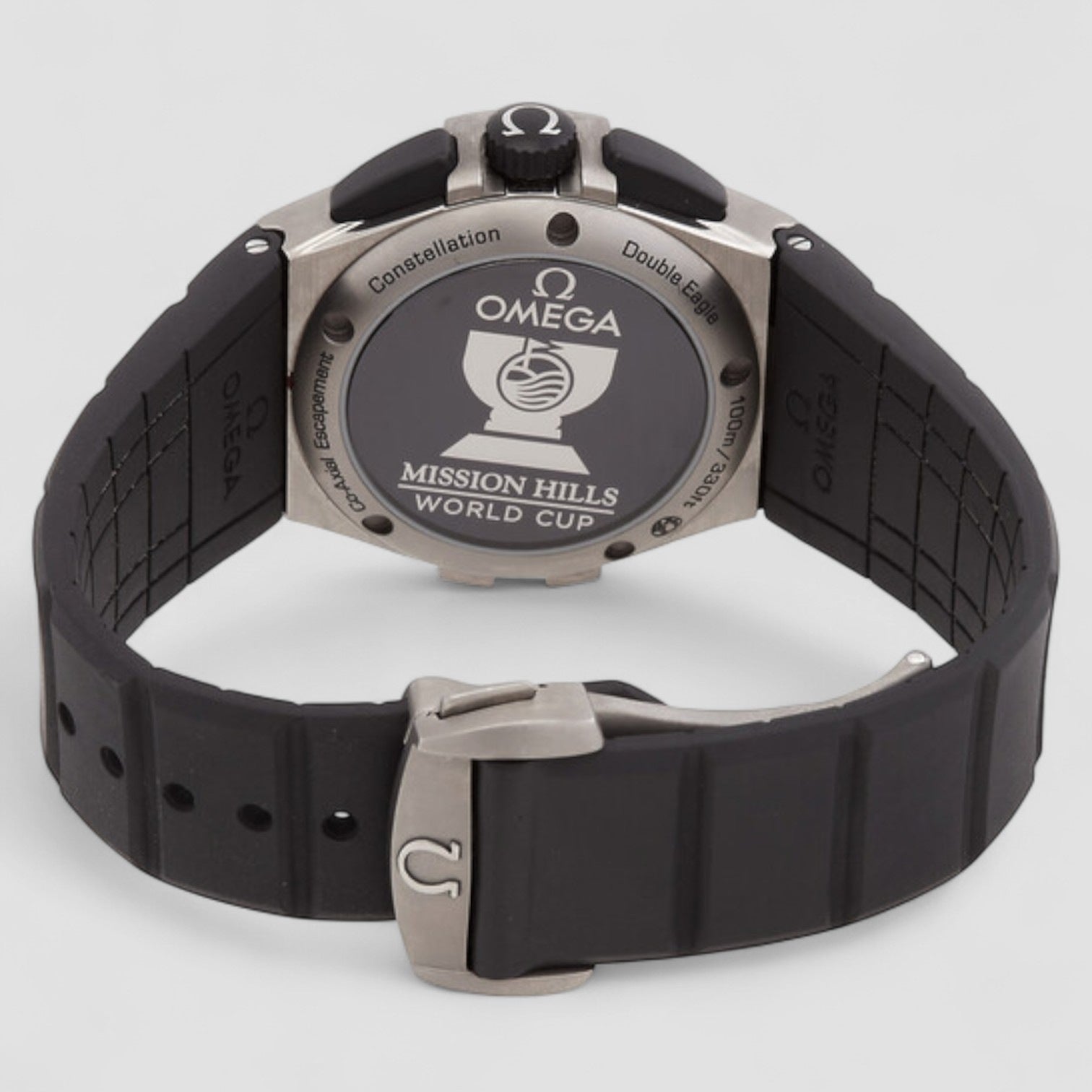 Constellation Double Eagle Chronograph Automatic Chronometer Black Dial Ladies Watch