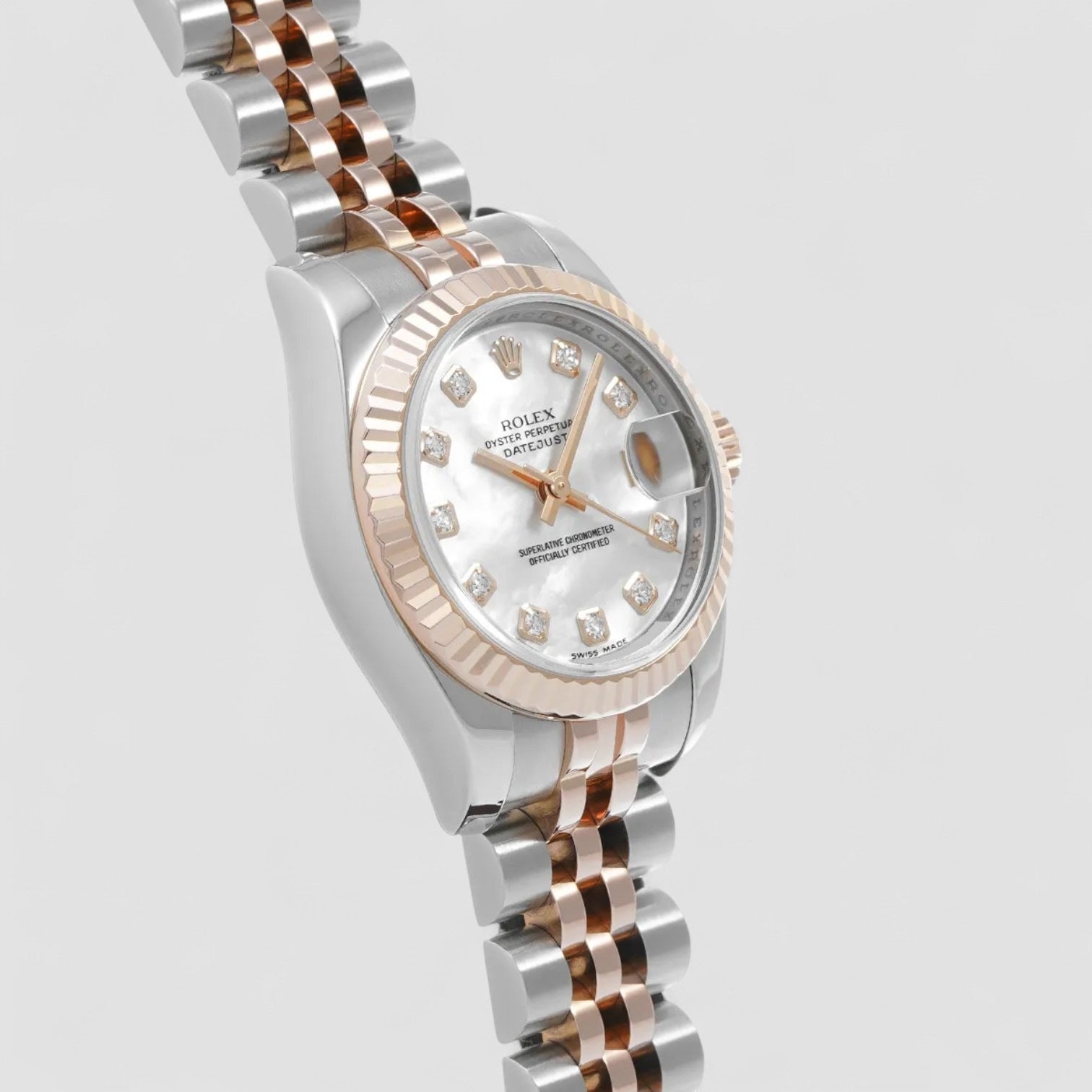 Lady-Datejust 26 SLVDJ Silver Diamond Dial