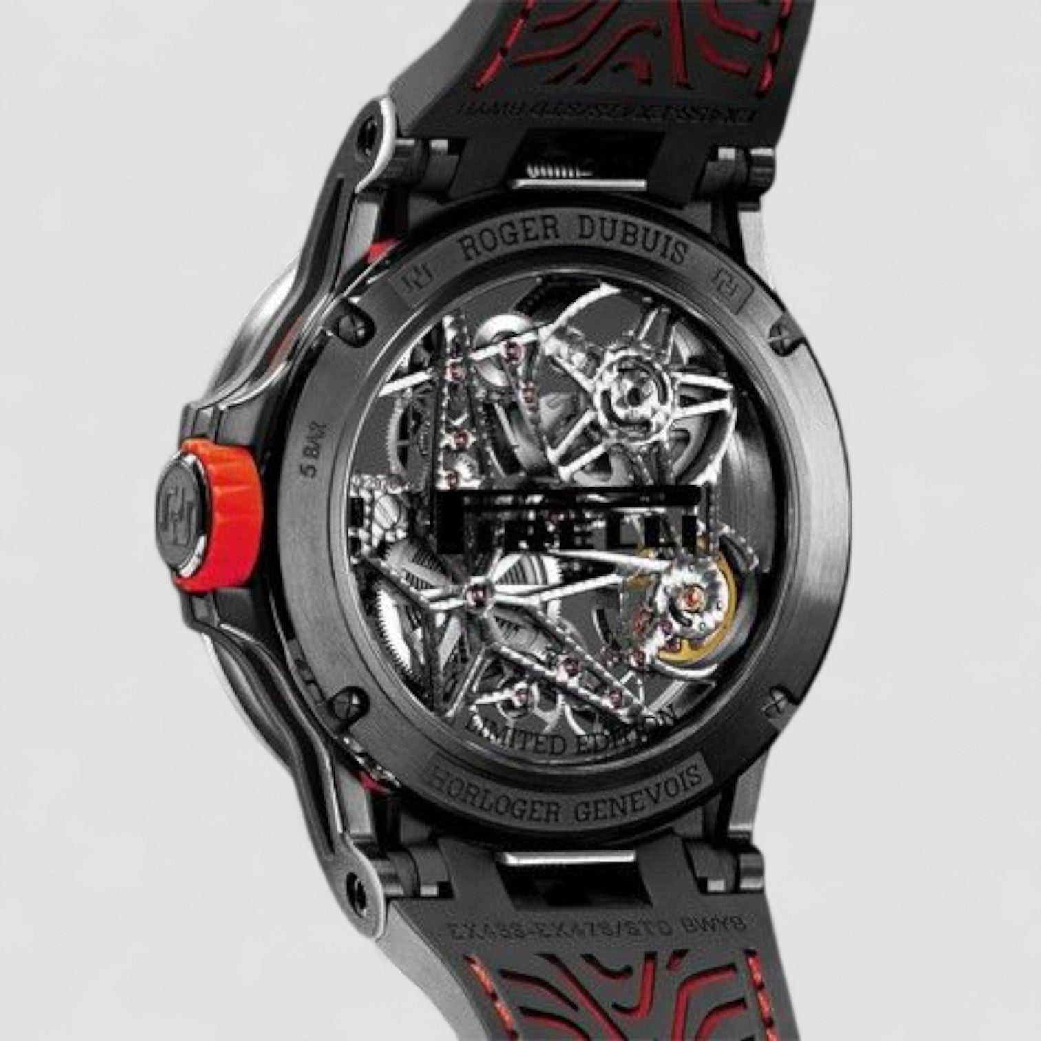 Excalibur Spider Pirelli Skeleton Automatic Men's Watch
