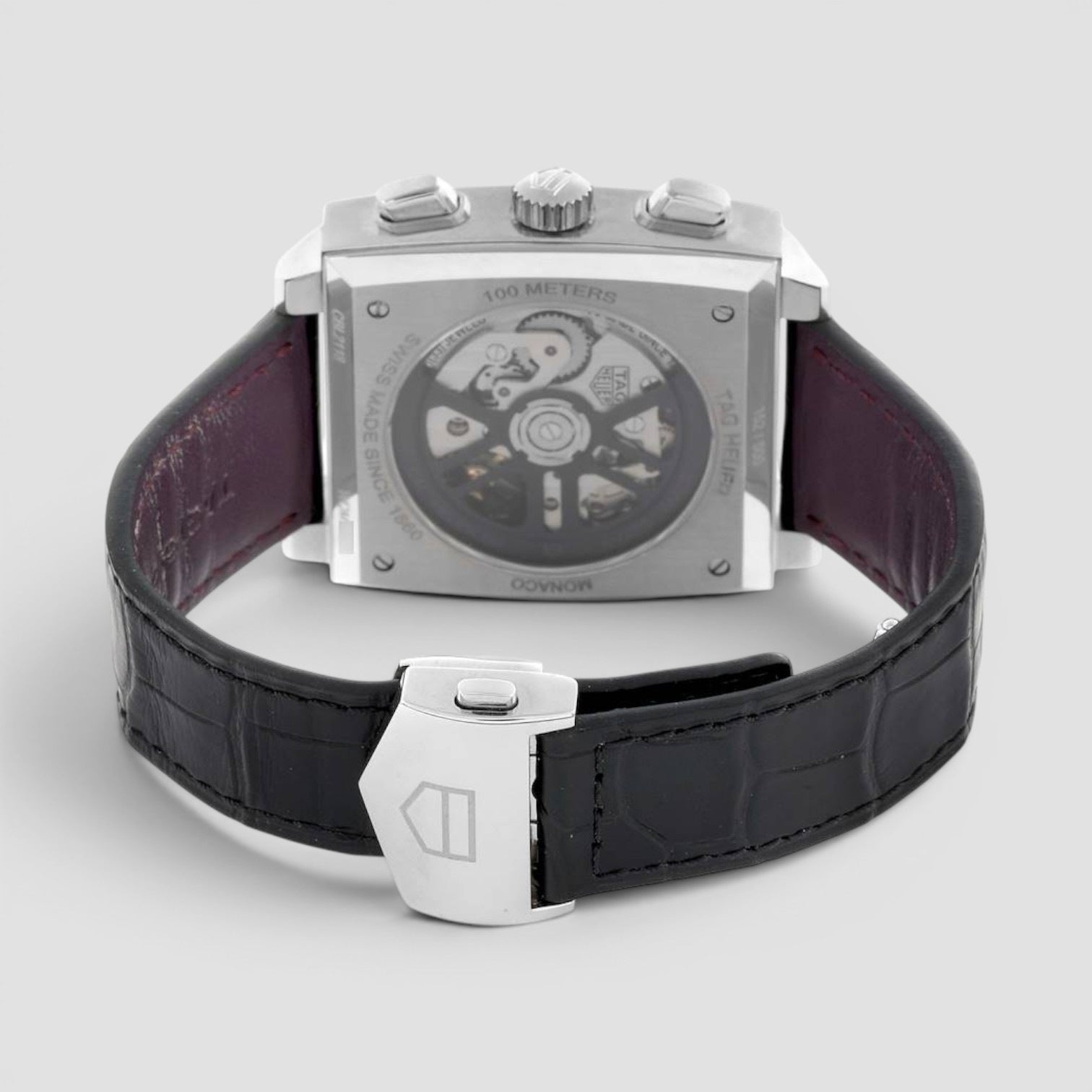 Monaco Limited Edition Purple Dial Automatic Steel Mens Watch