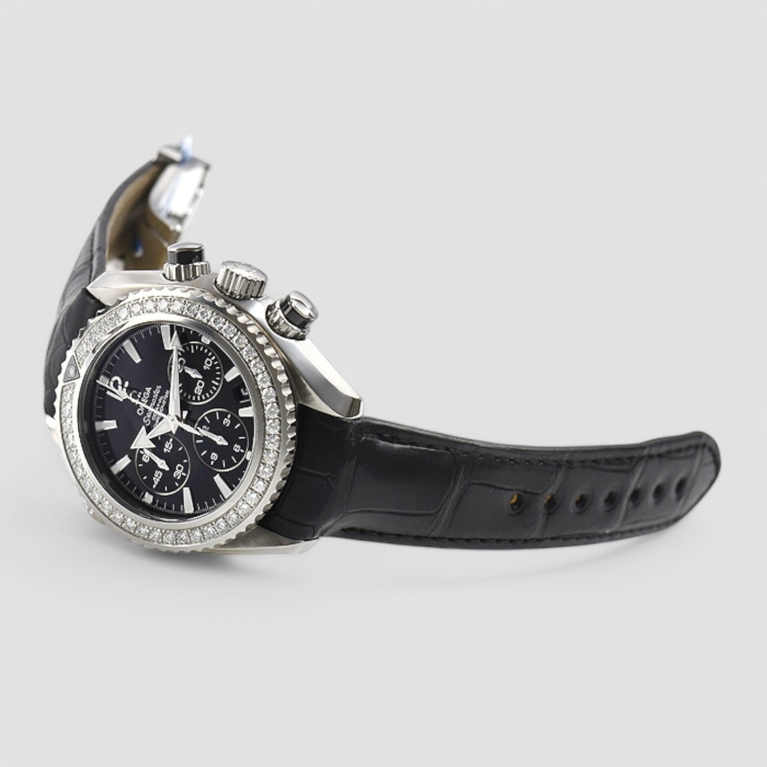 Seamaster Planet Ocean Chronograph Automatic Diamond Ladies Watch