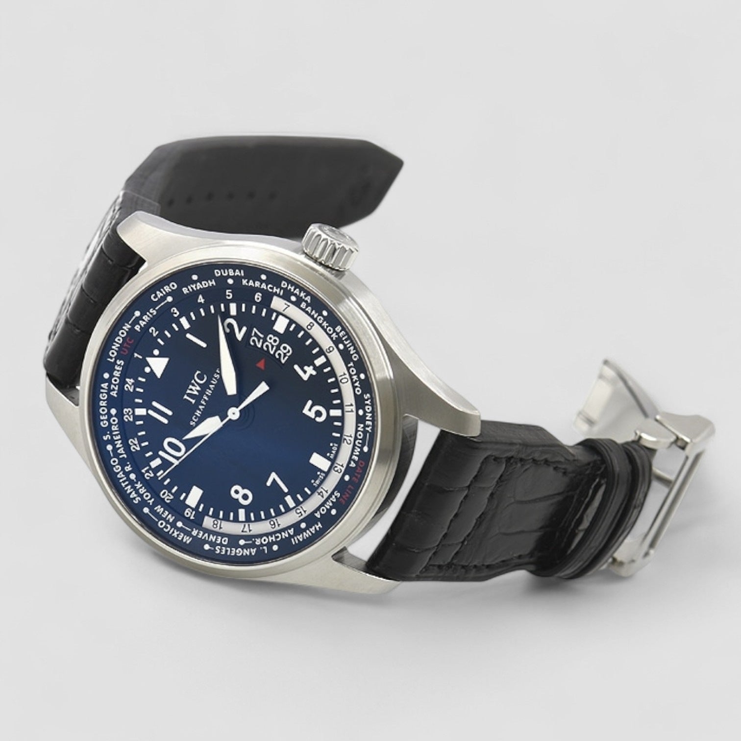 Pilot WorldTimer SS Black Dial
