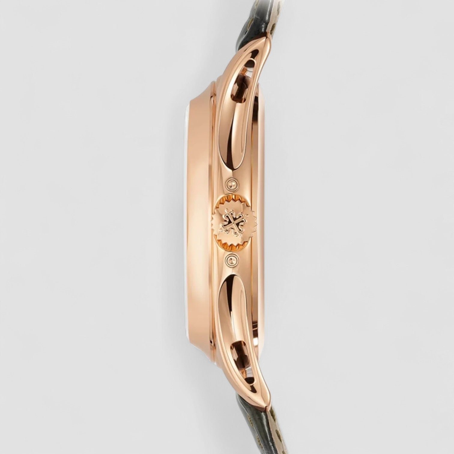 Annual Calendar Green Dial 18k Rose Gold