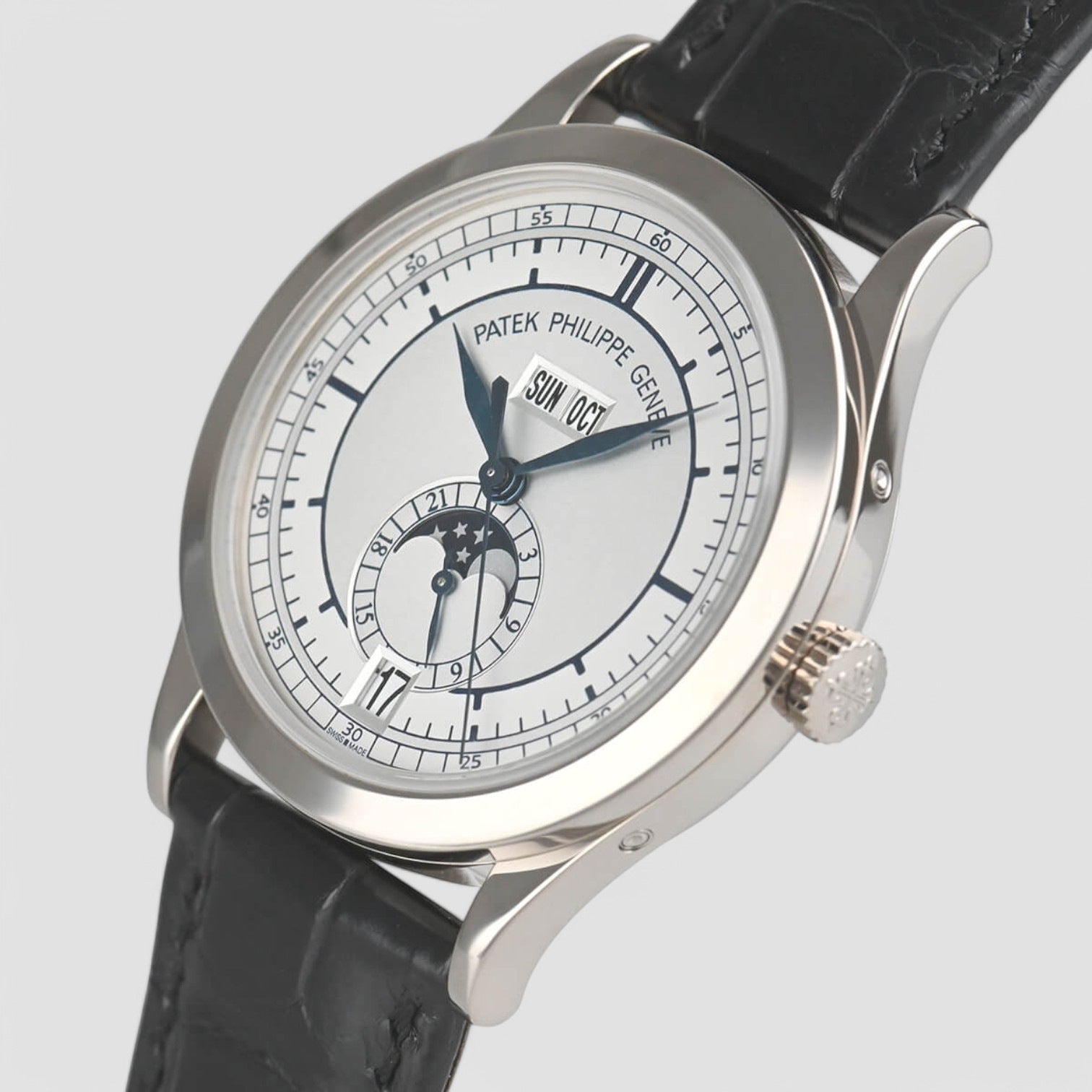 Annual Calendar Sector Dial 18K White Gold