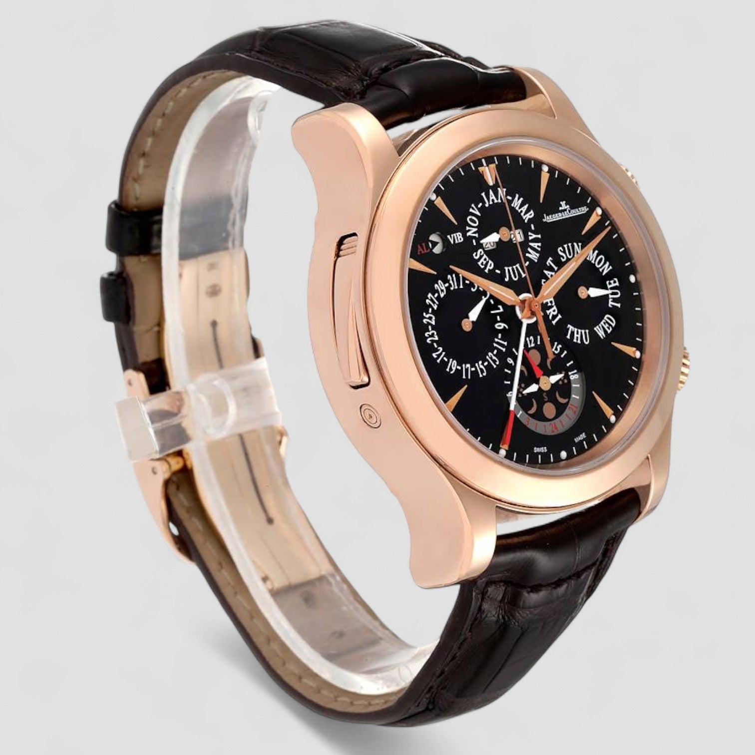Master Grand Reveil Perpetual 18K Rose Gold Black Dial
