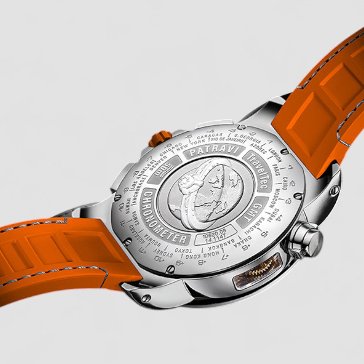 Patravi TravelTec GMT 46.6 mm Chronograph
