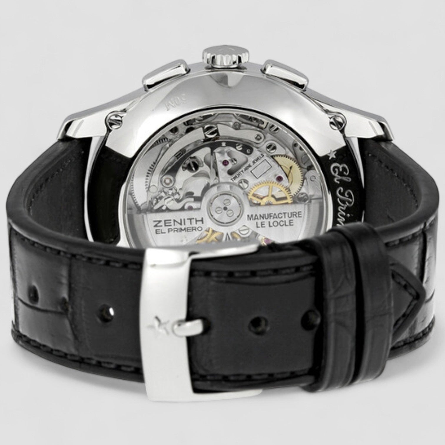 Captain Winsor Chronograph SS / Blue Dial