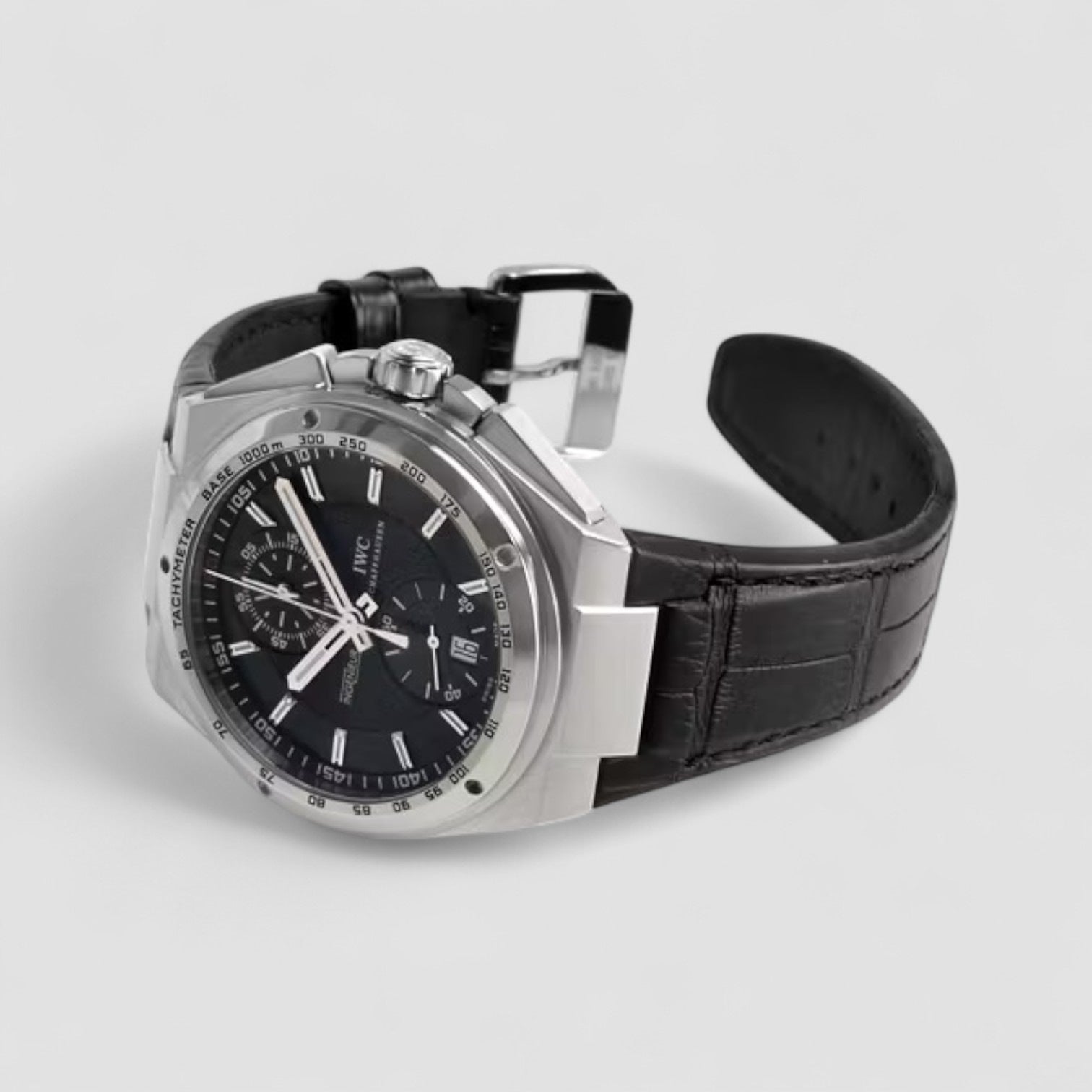 Big Ingenieur Chrono Chronograph Black Dial Men's Watch