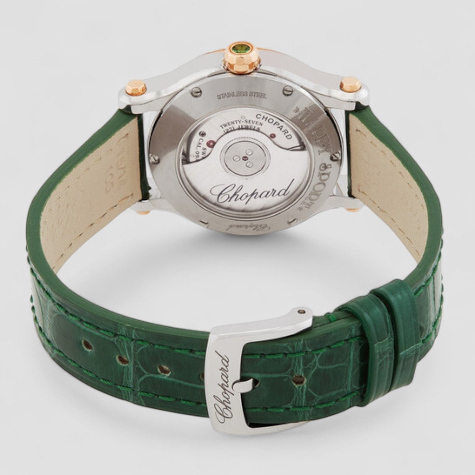 Happy Sport Automatic Green Dial Ladies Watch 30mm