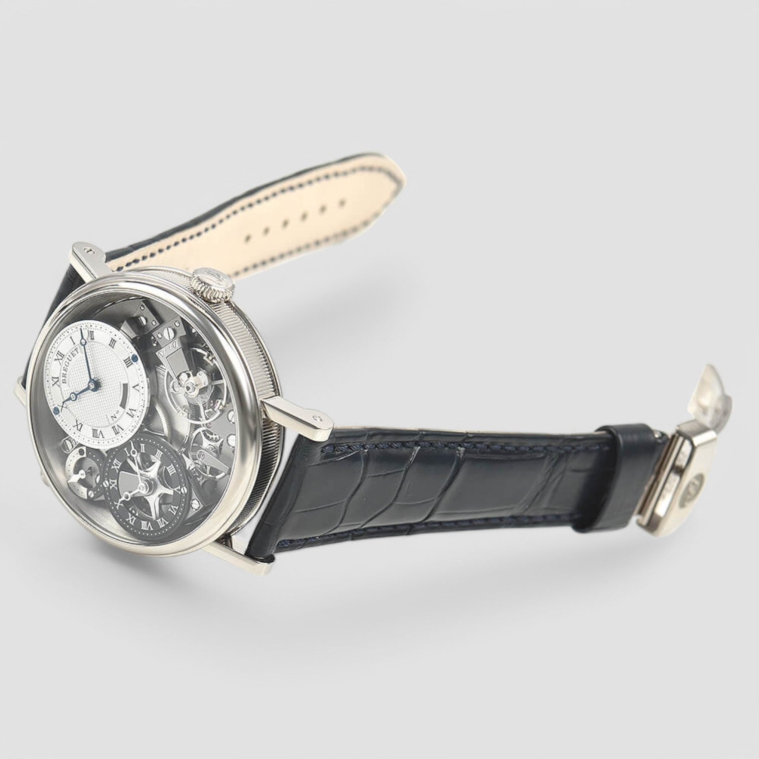 Tradition GMT Manual Wind White Gold 40MM