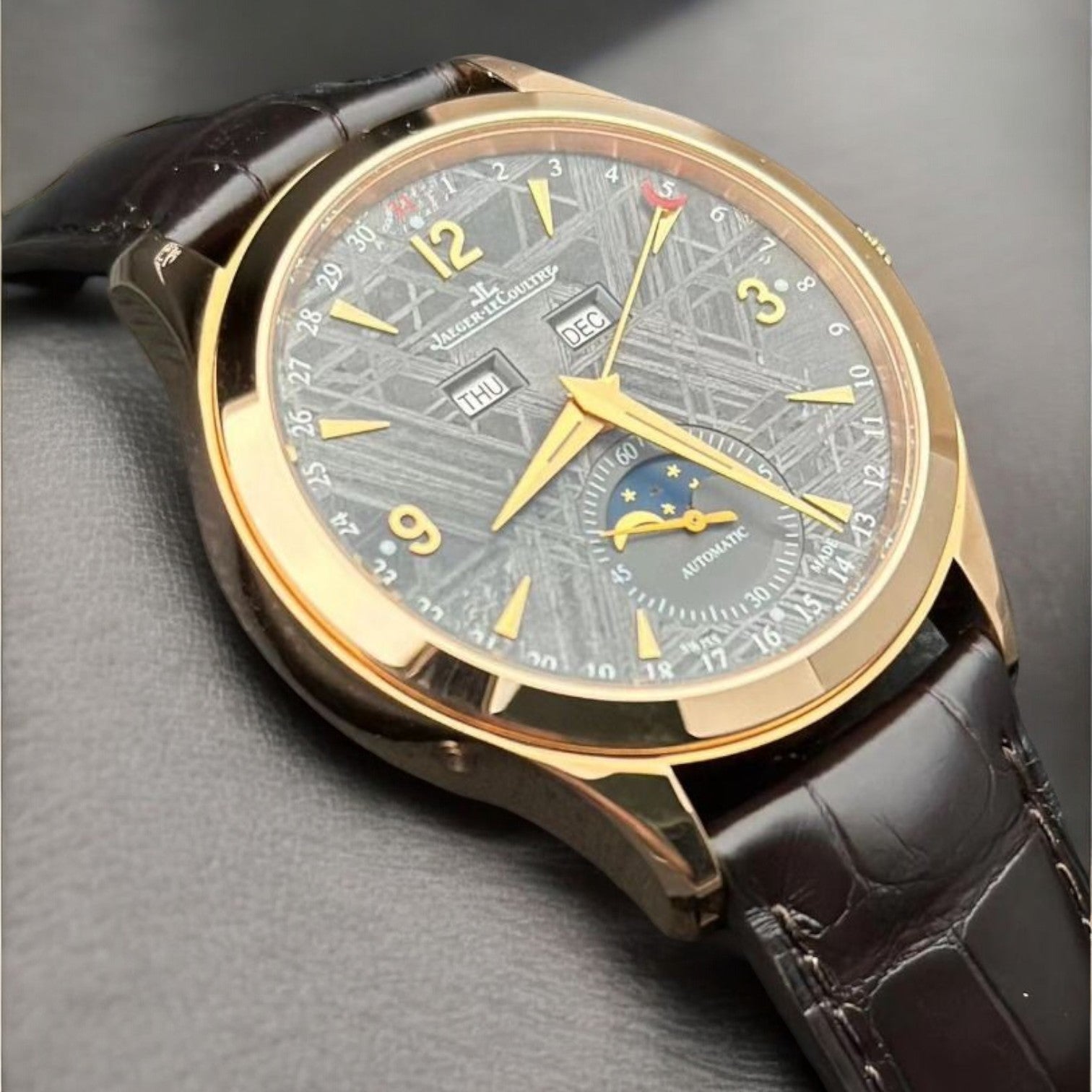 Master Calendar Moonphase Meteorite Dial 18kt Rose Gold