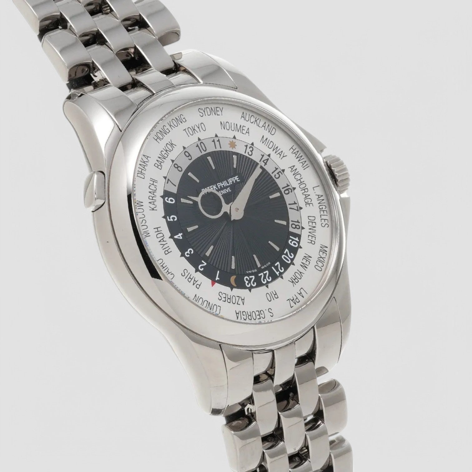 World Time 5130/1G 18K White Gold / 18K White Gold Bracelet